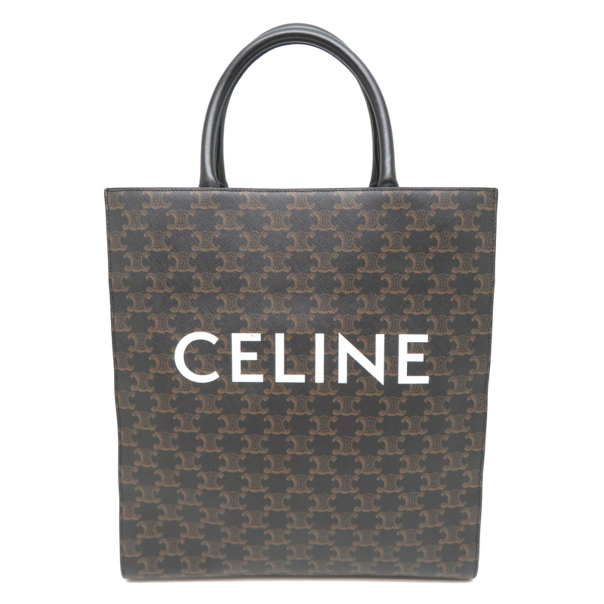 Celine Brown Pvc Leather Tote Bag (Pre-Owned)