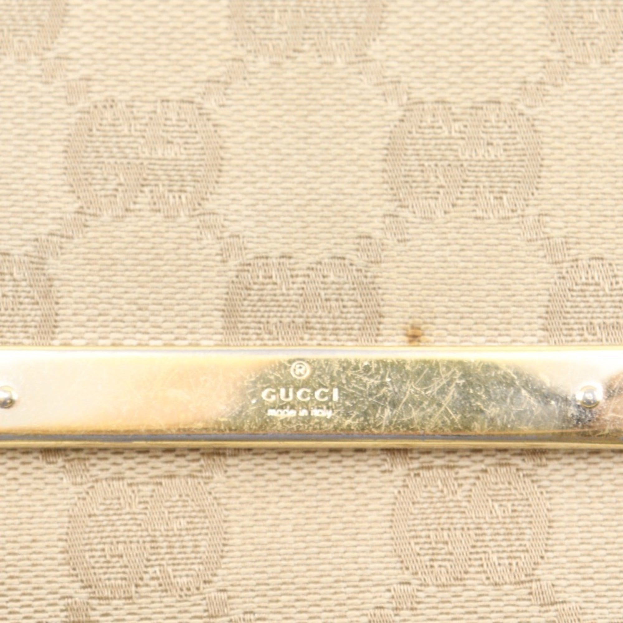 Gucci Beige Gg Canvas Wallet (Bi-Fold) (Pre-Owned)