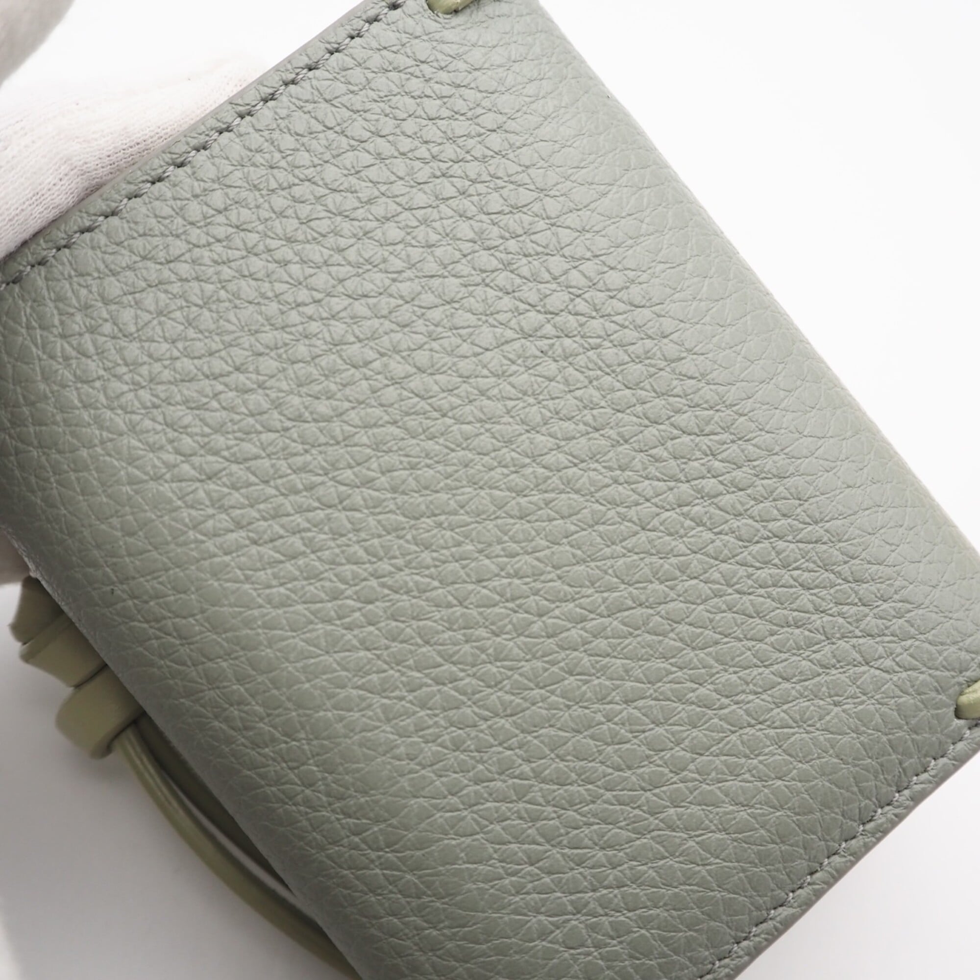 Fendi Green Leather Wallet (Tri-Fold) (Pre-Owned)