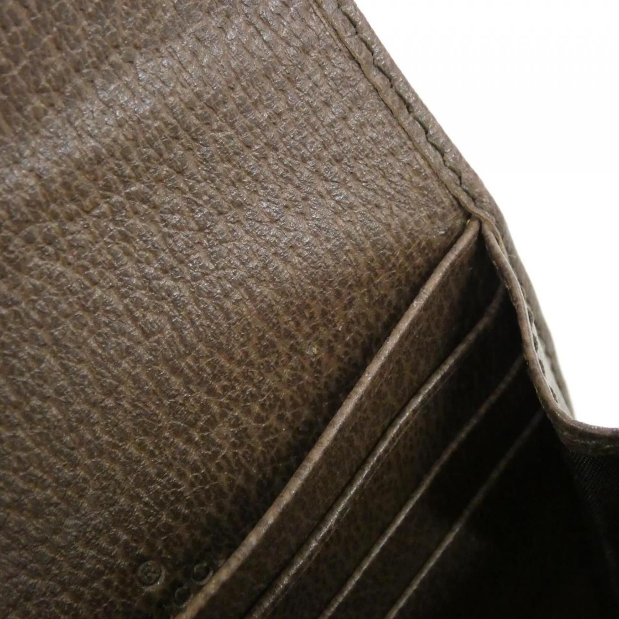 Gucci Ophidia Beige Brown Gg Supreme Wallet (Bi-Fold) (Pre-Owned)