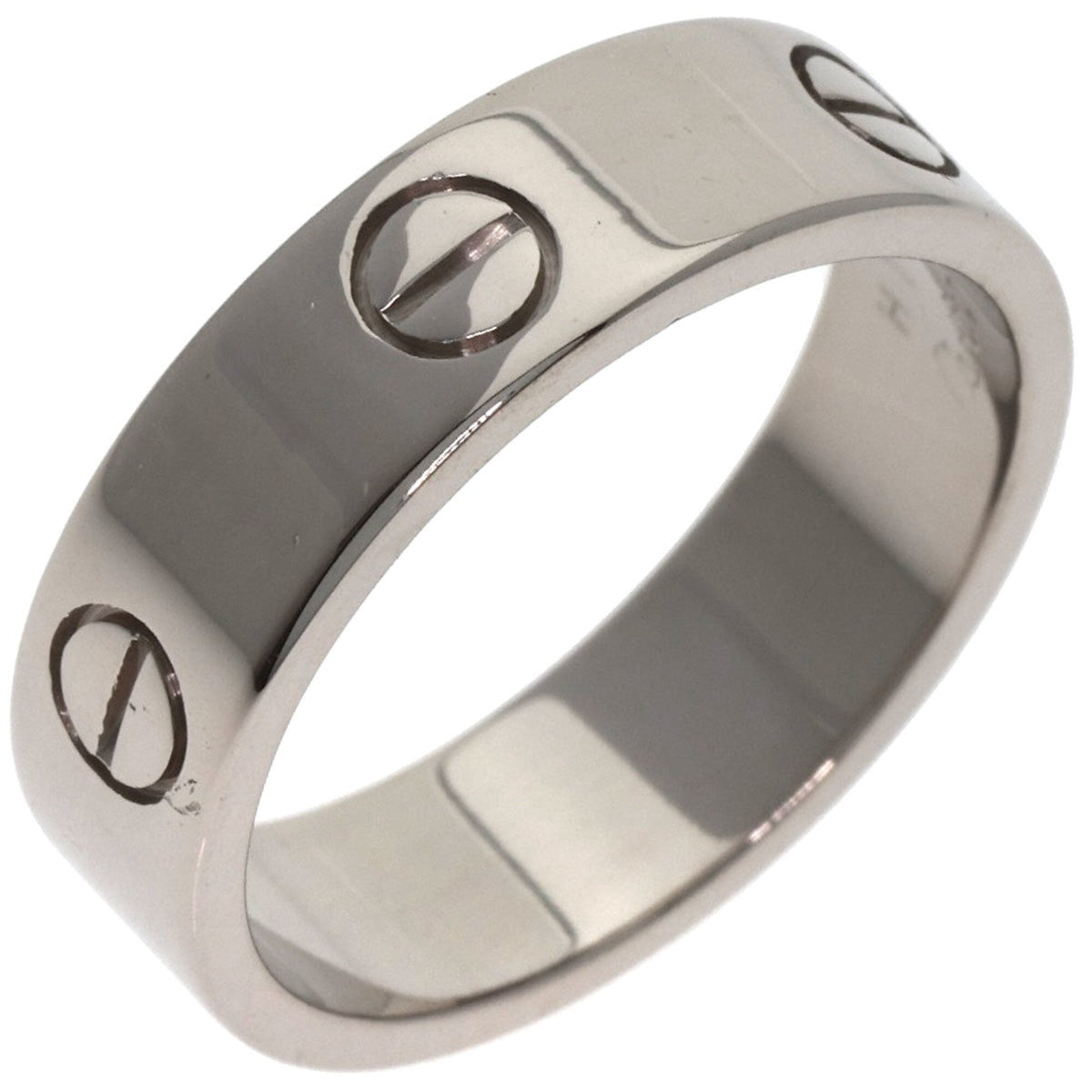 Cartier White Gold White Gold (18K) Band Ring (Pre-Owned)