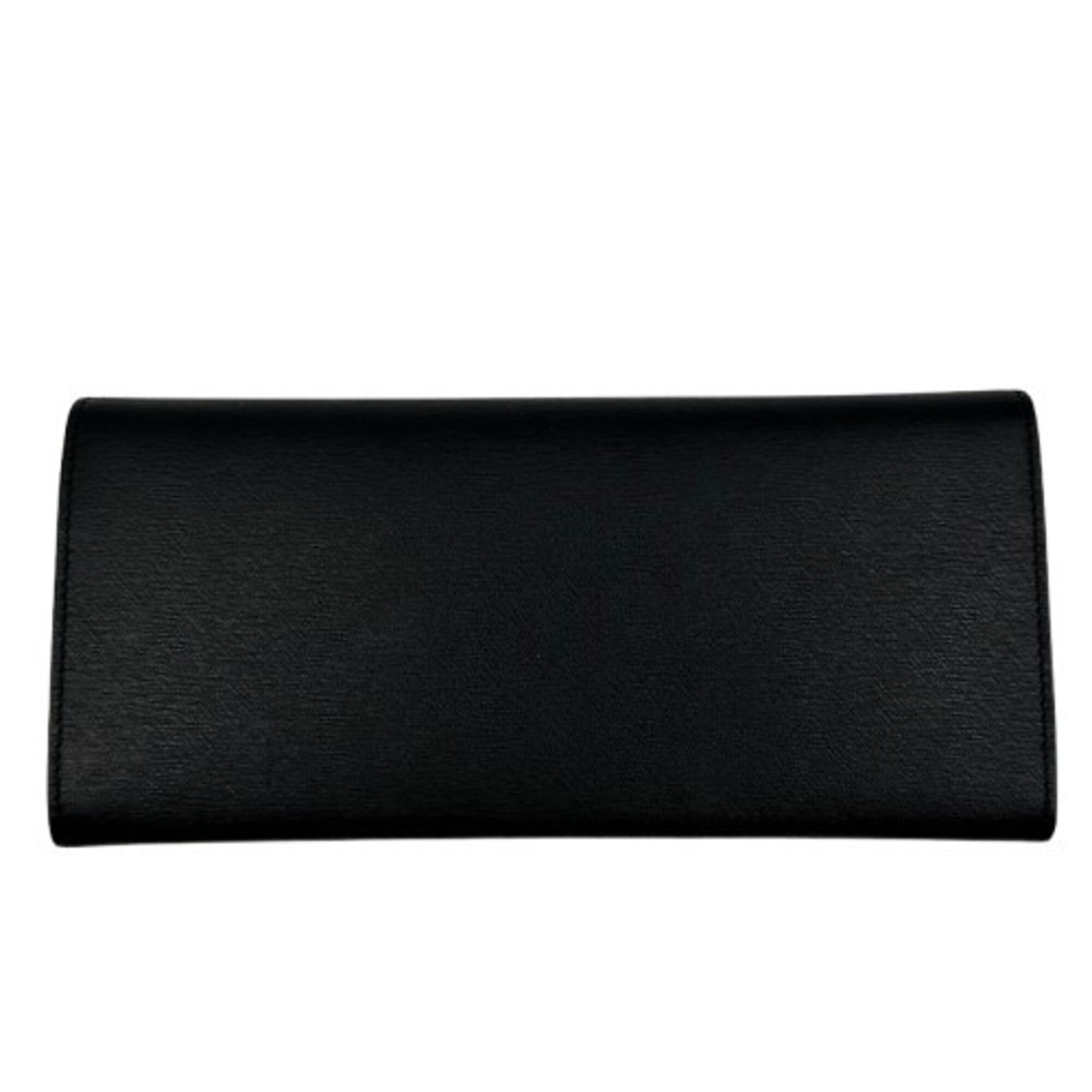Dunhill Black Leather Long Wallet (Bi-Fold) (Pre-Owned)