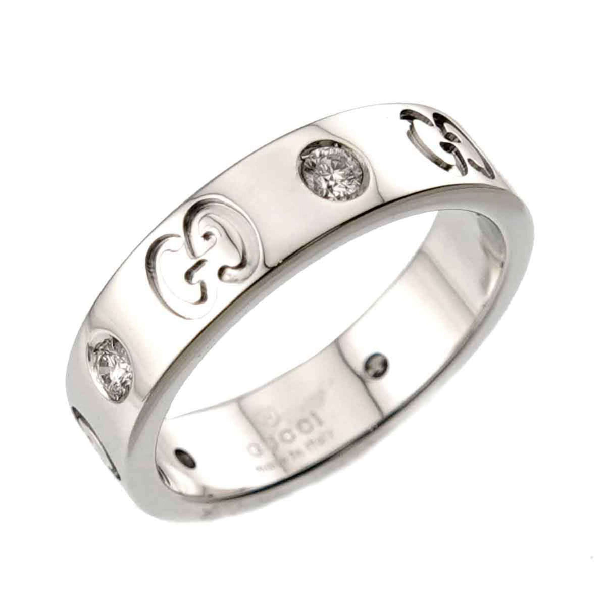 Gucci White Gold (18K) Band Ring (Pre-Owned)