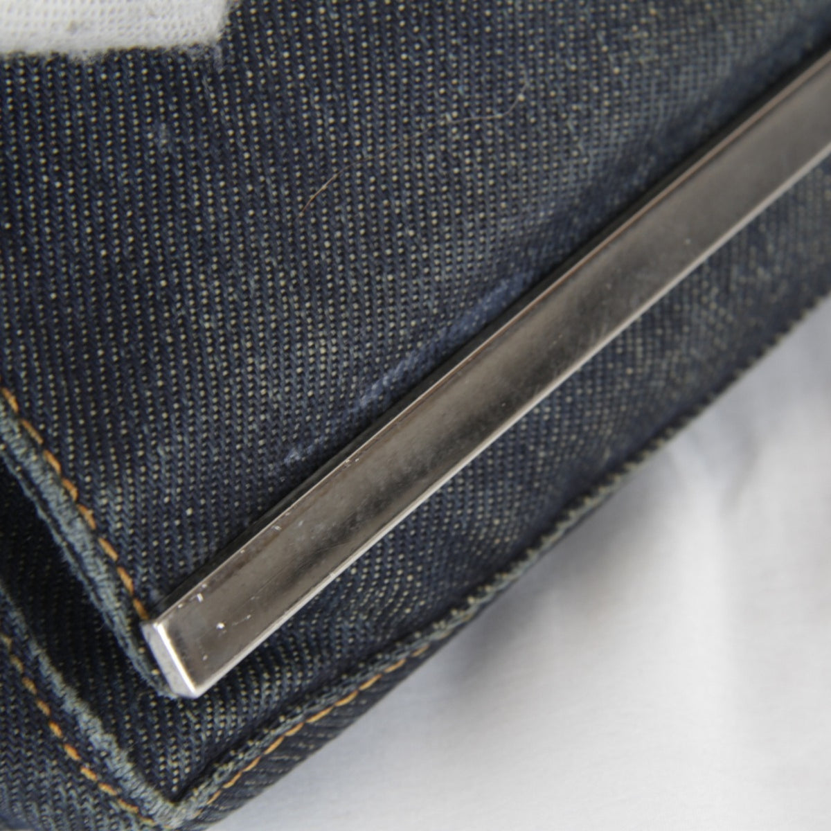 Fendi Navy Denim Shoulder Bag (Pre-Owned)