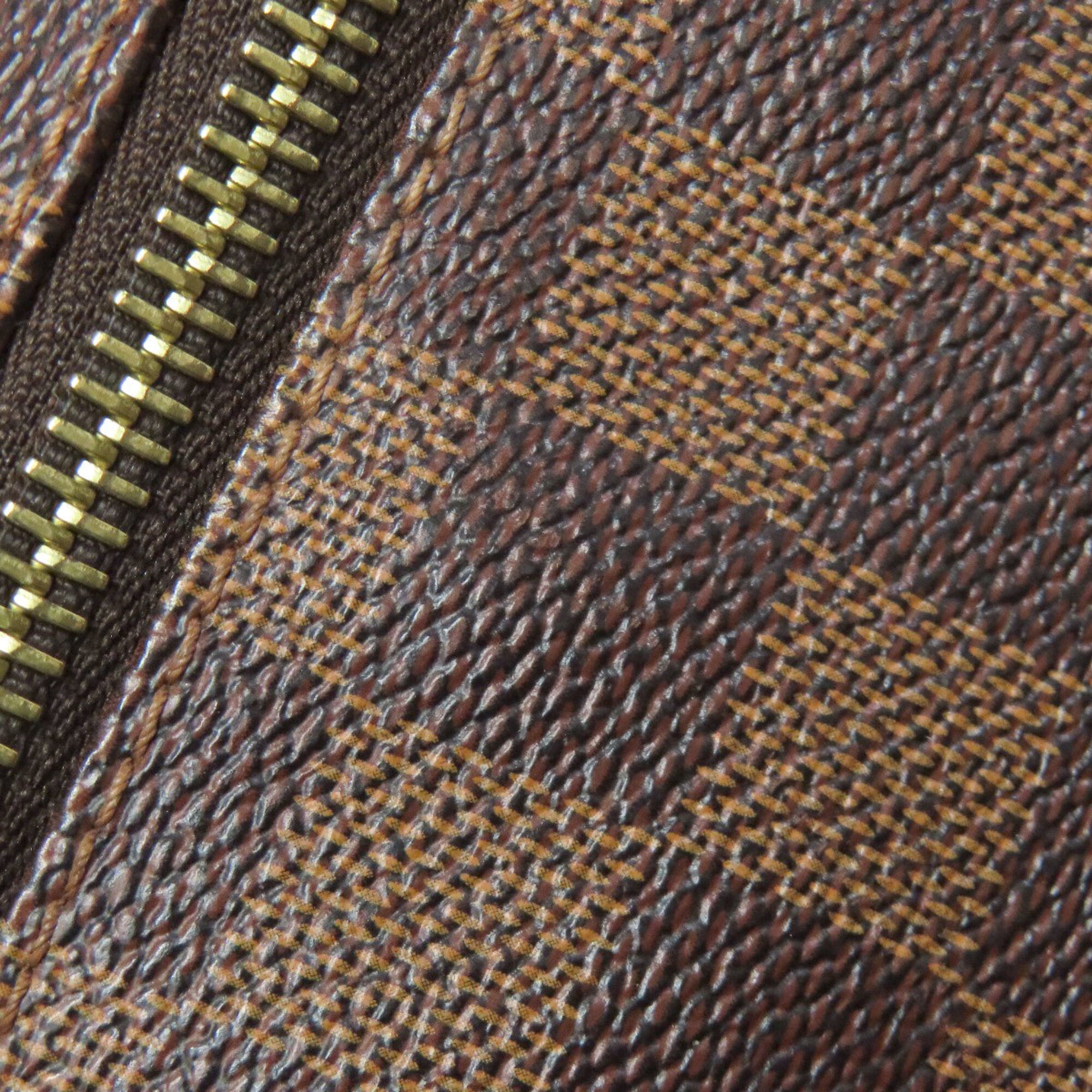 Louis Vuitton Brown Damier Canvas Ebene Damier Canvas Shoulder Bag (Pre-Owned)