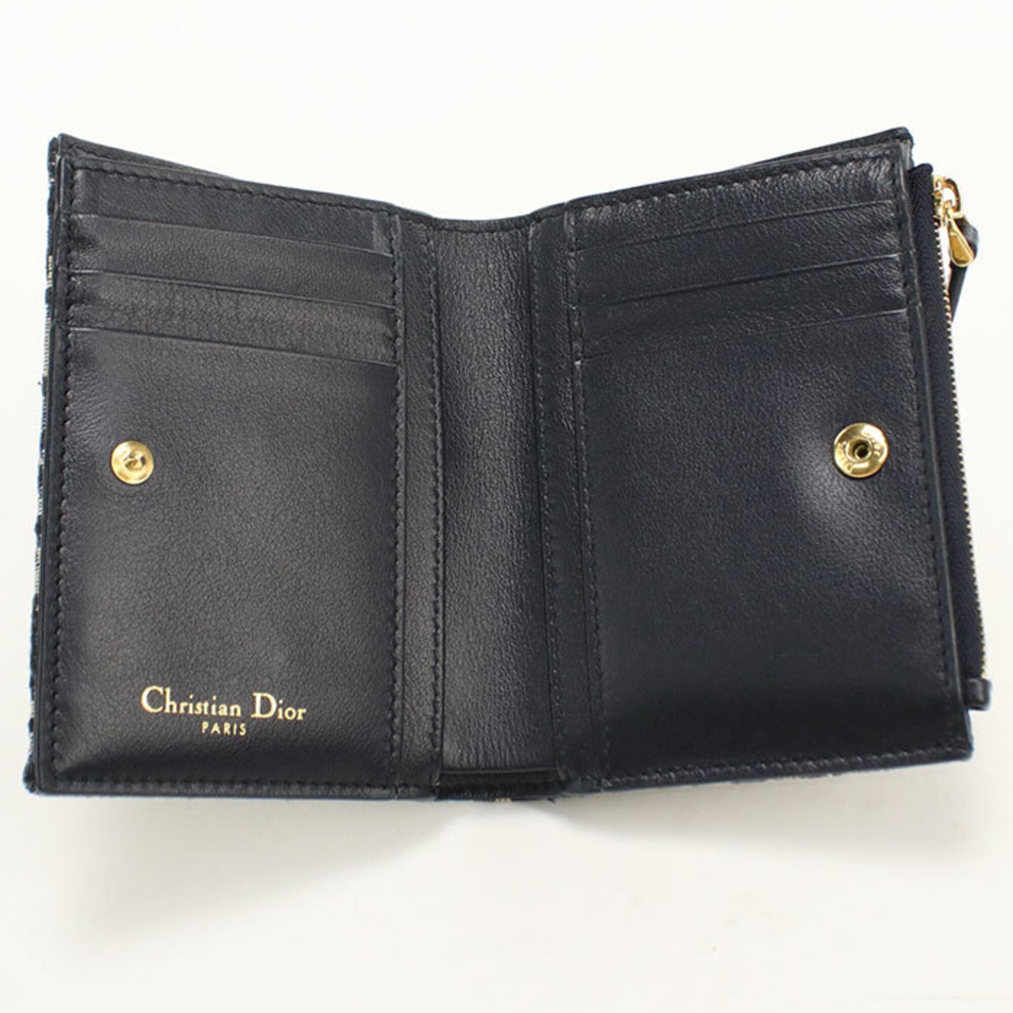Christian Dior Navy Wallet (Bi-Fold) (Pre-Owned)