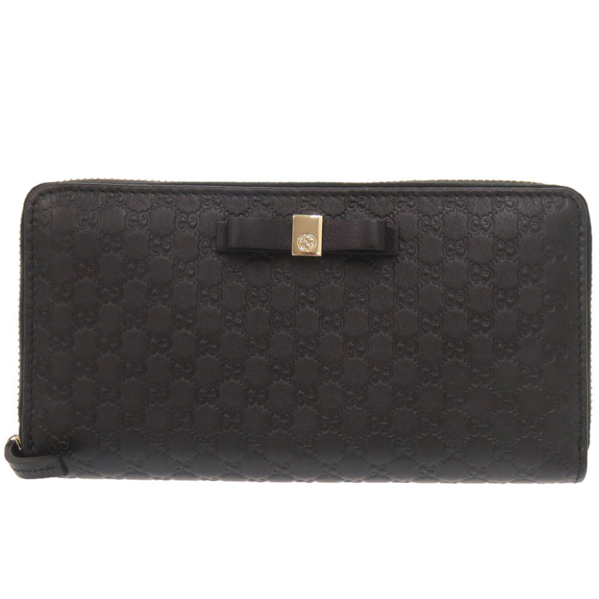 Gucci Black Leather Coin Purse/Coin Case (Pre-Owned)