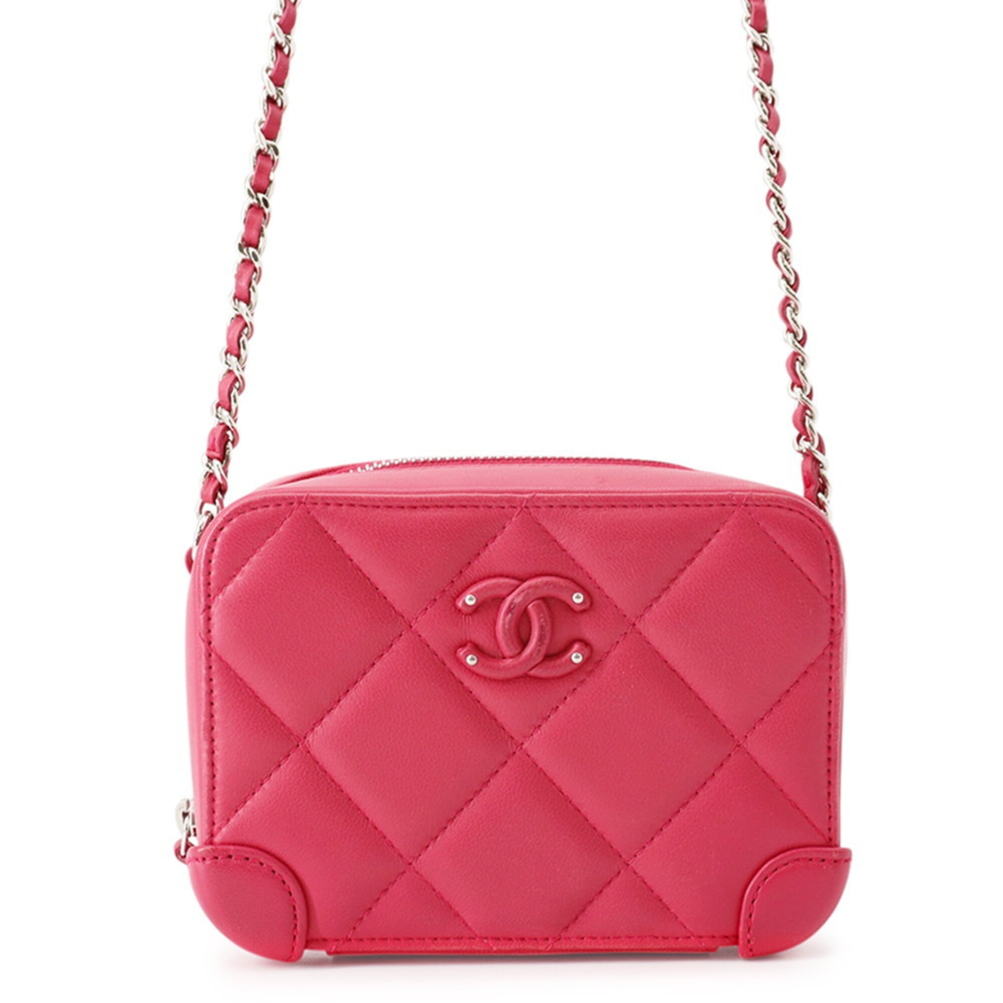Chanel Pink Handbag Shoulder Bag (Pre-Owned)