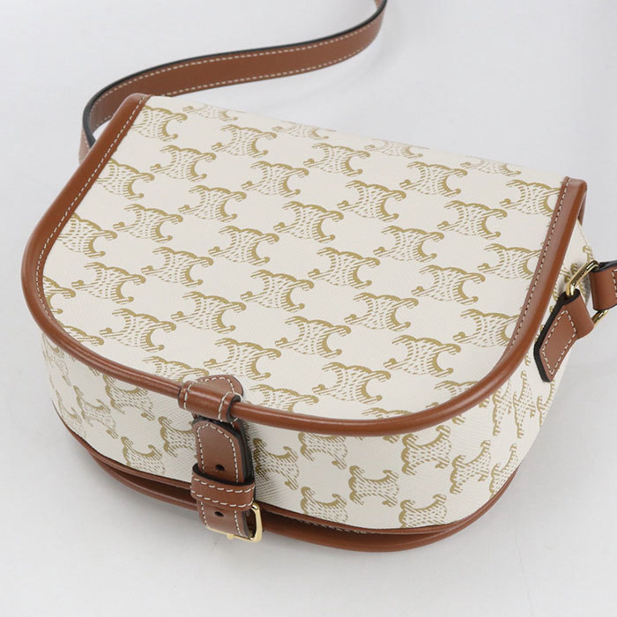 Celine White Pvc Shoulder Bag (Pre-Owned)