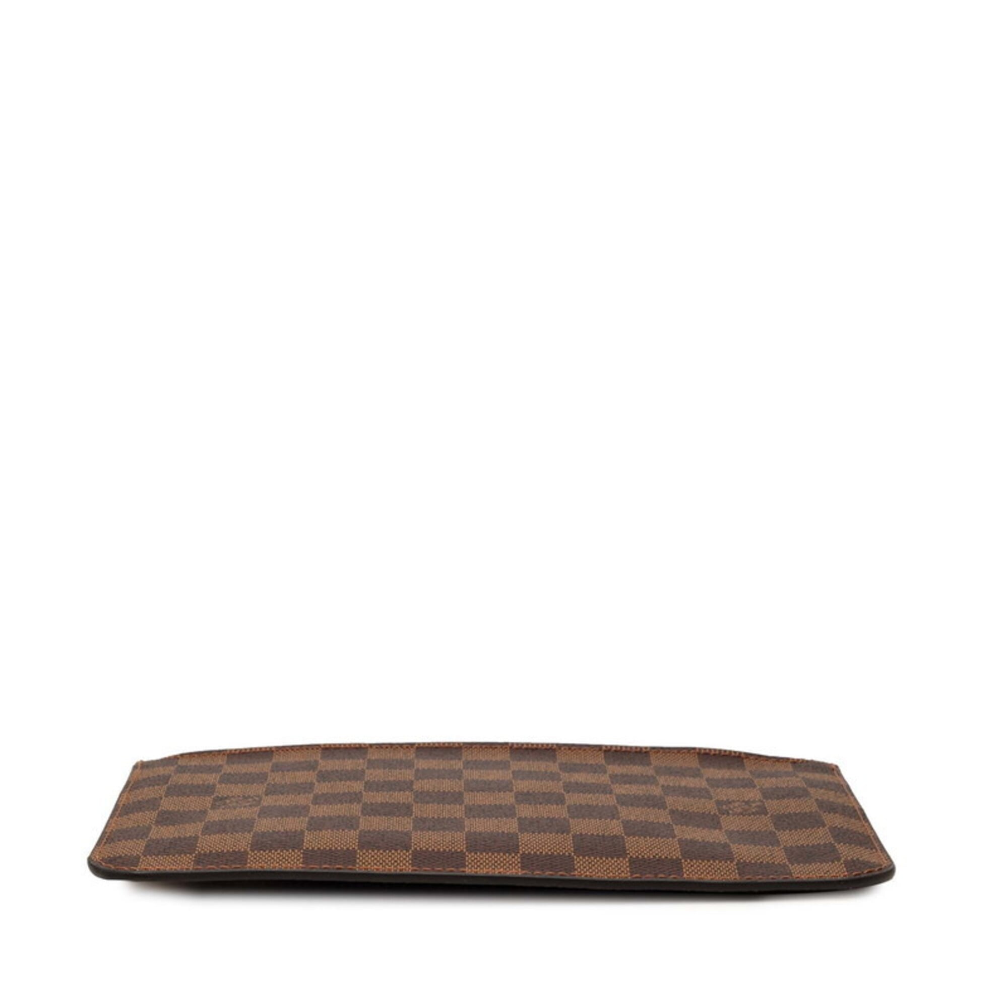 Louis Vuitton Damier Brown Pvc Leather Handbag (Pre-Owned)