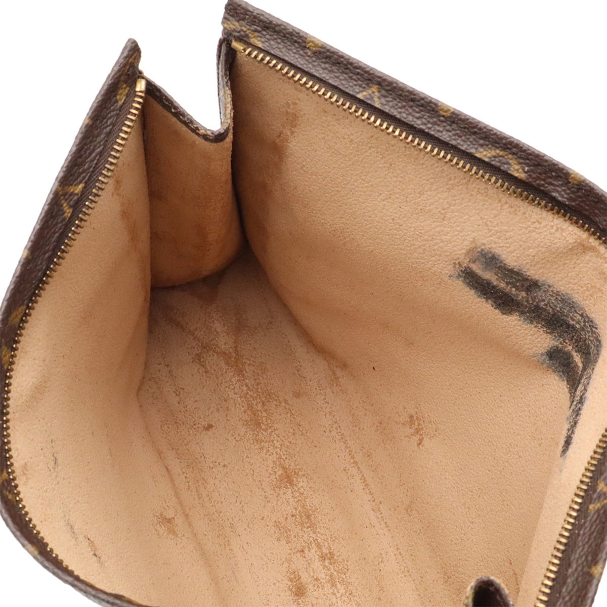 Louis Vuitton Brown Galle Monogram Pvc Handbag Pouch (Pre-Owned)