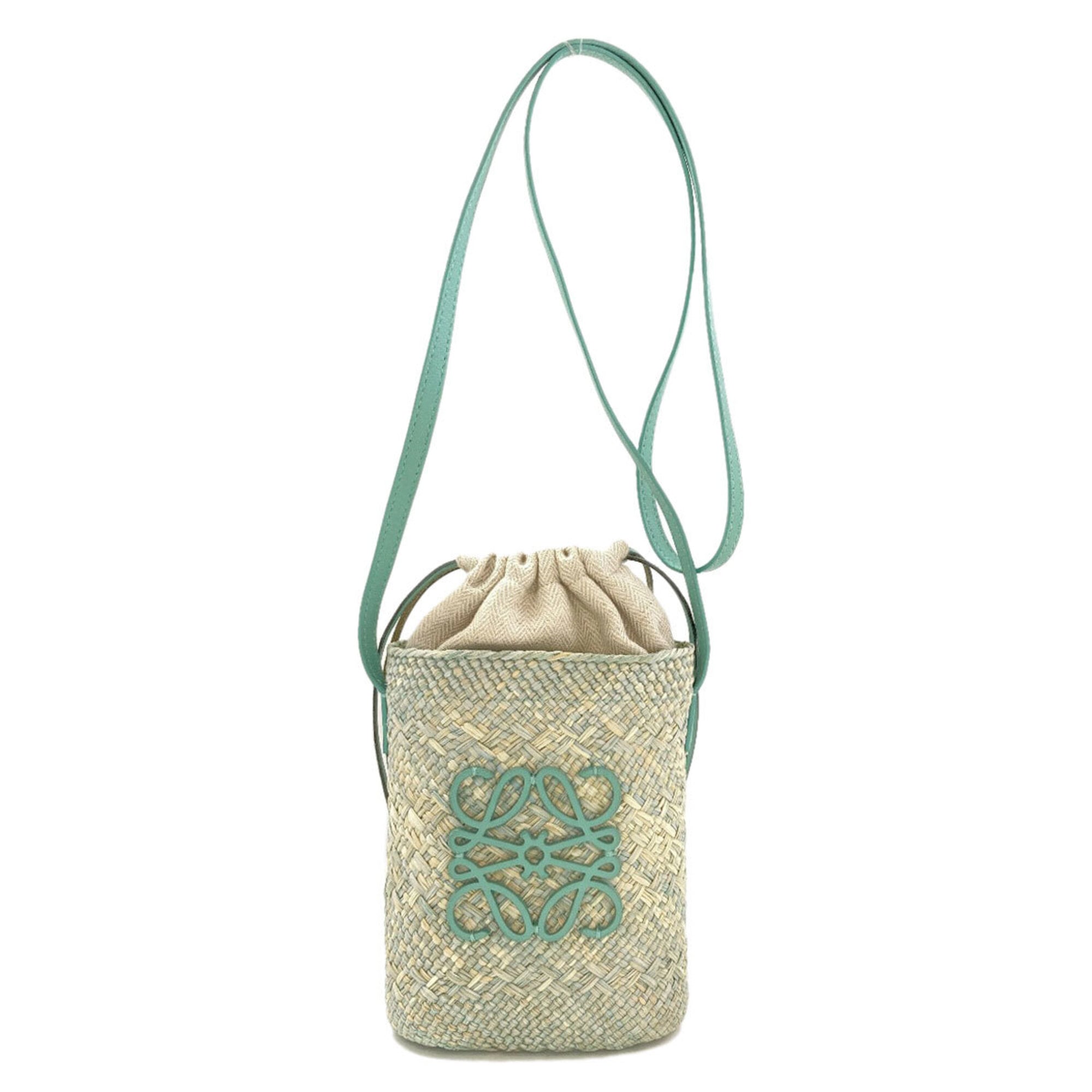 Loewe Green Leather Shoulder Bag (Pre-Owned)