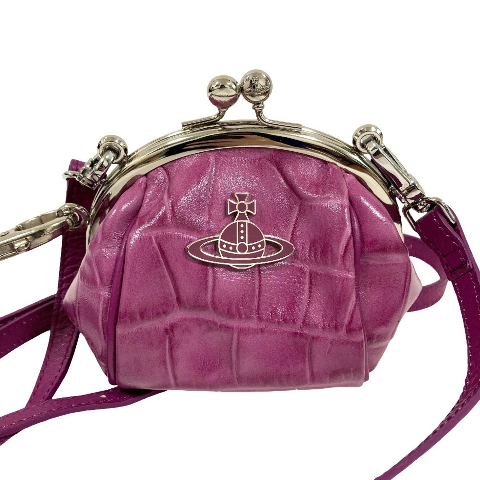 Vivienne Westwood Light Purple Handbag Pouch Shoulder Bag (Pre-Owned)