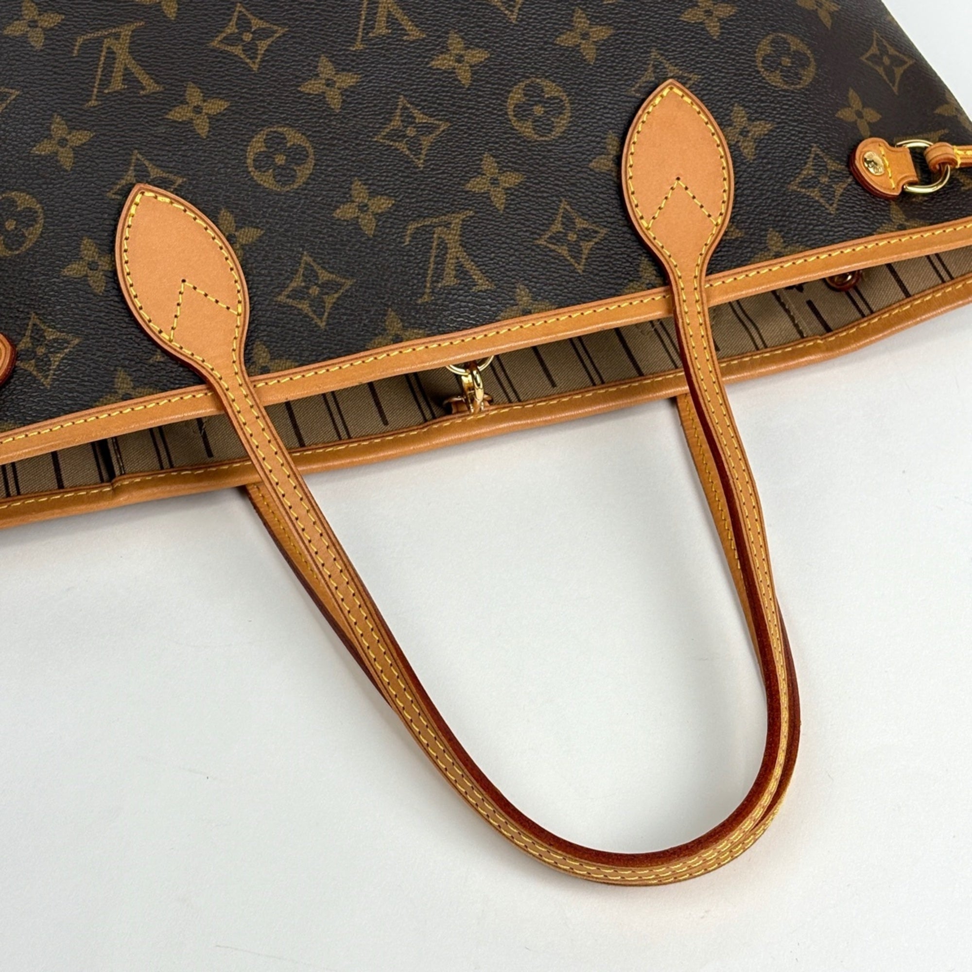 Louis Vuitton Brown Monogram Handbag Tote Bag (Pre-Owned)