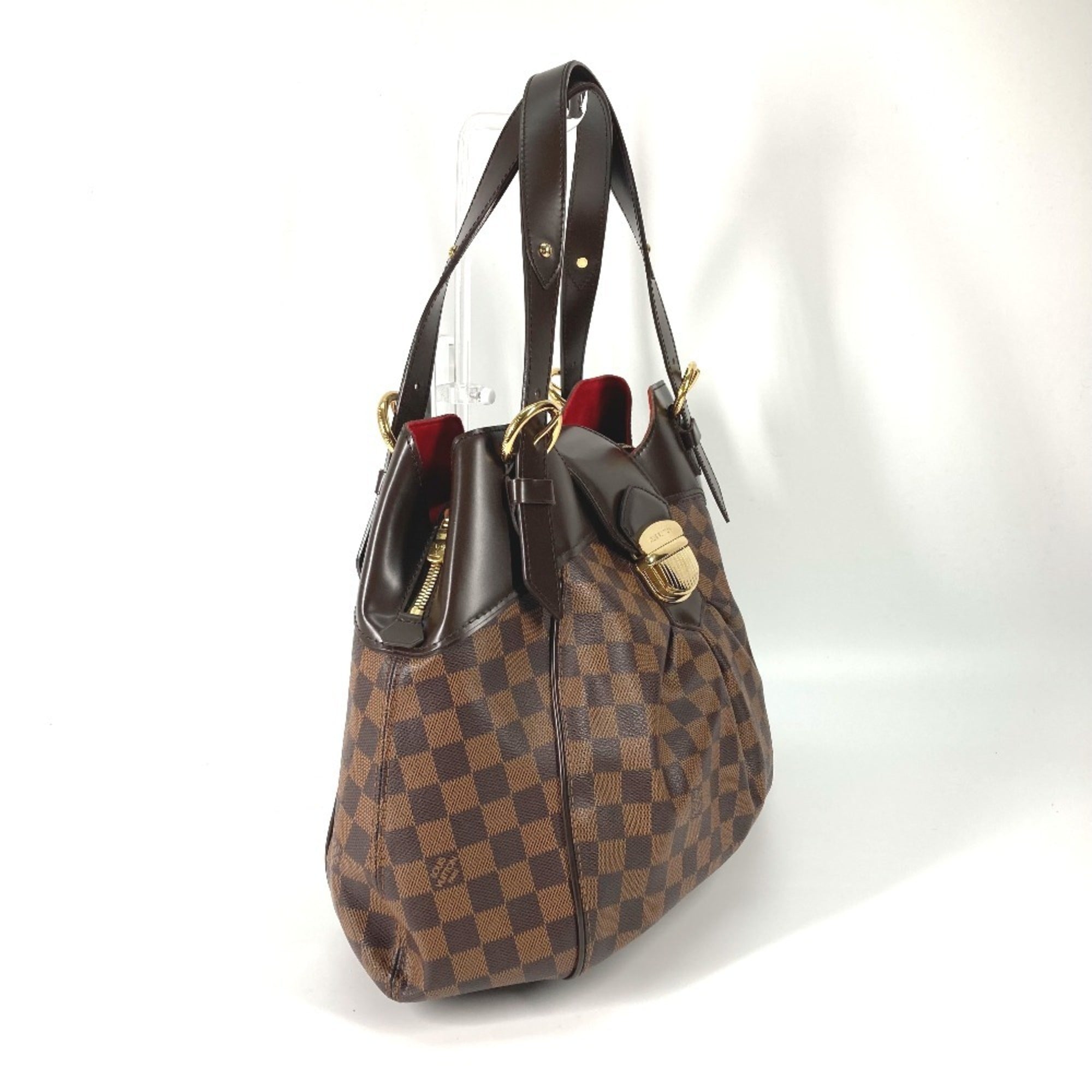 Louis Vuitton Brown Damier Canvas Ebene Damier Canvas Handbag Shoulder Bag Tote Bag (Pre-Owned)