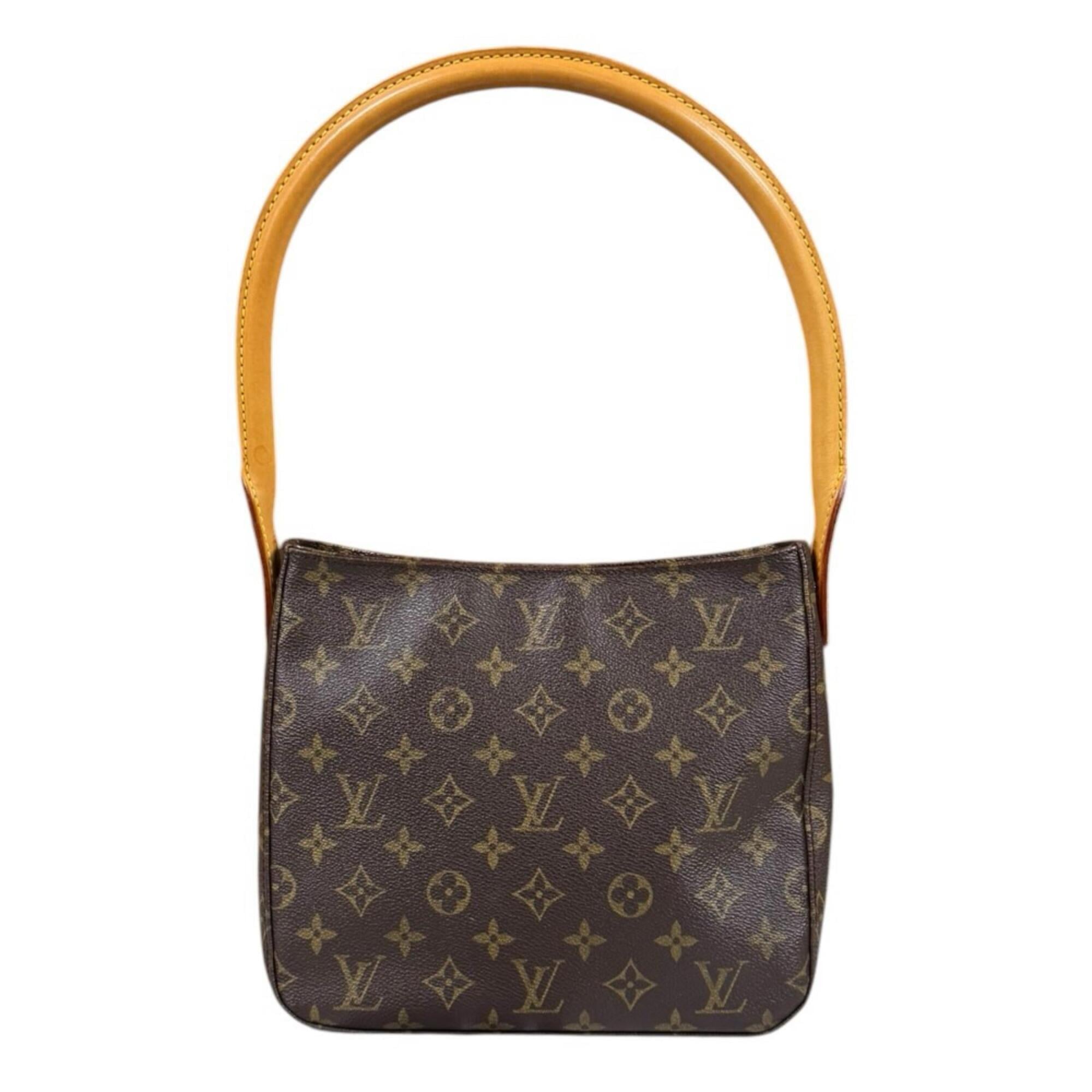 Louis Vuitton Brown Monogram Canvas Shoulder Bag (Pre-Owned)