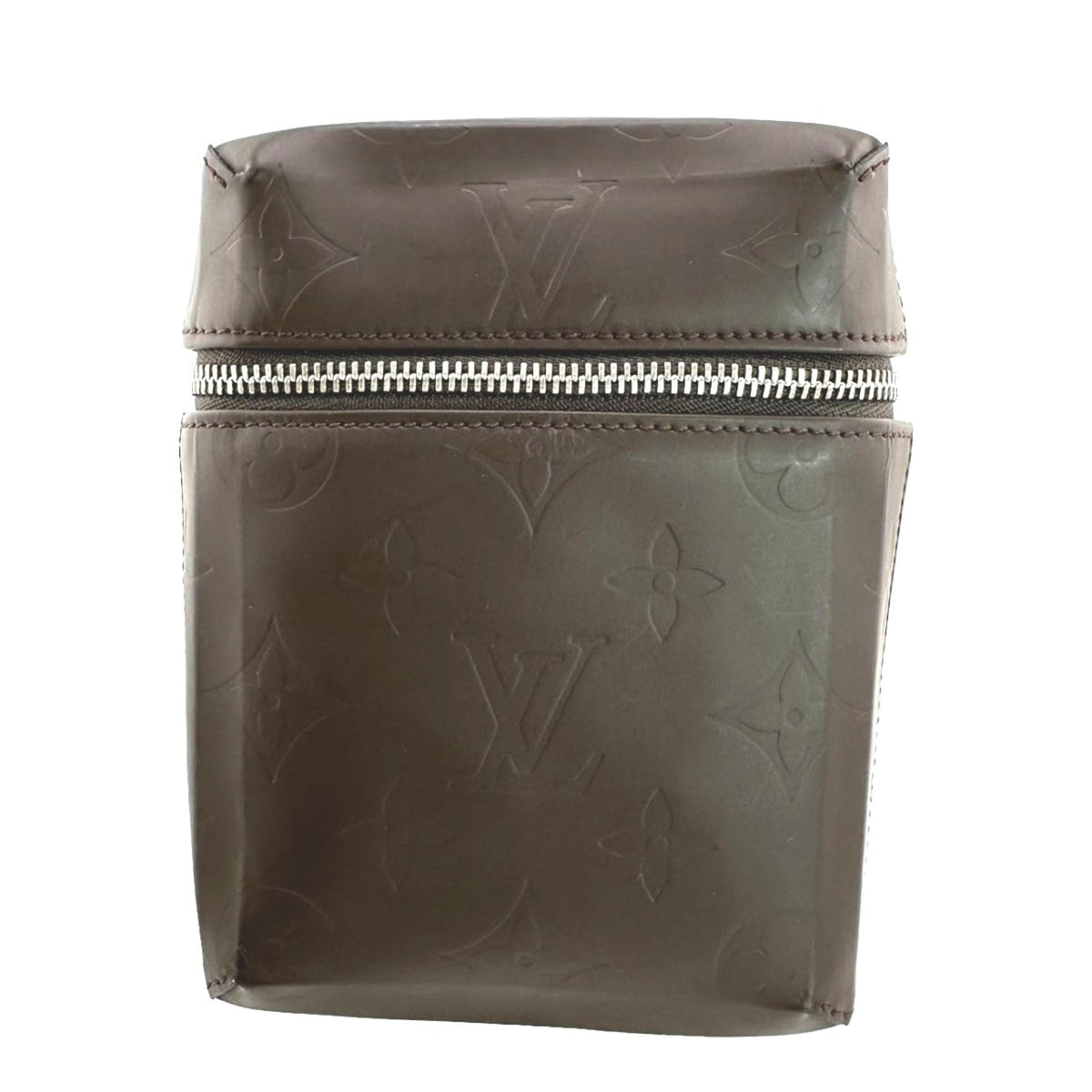 Louis Vuitton Brown Leather Pouch (Pre-Owned)