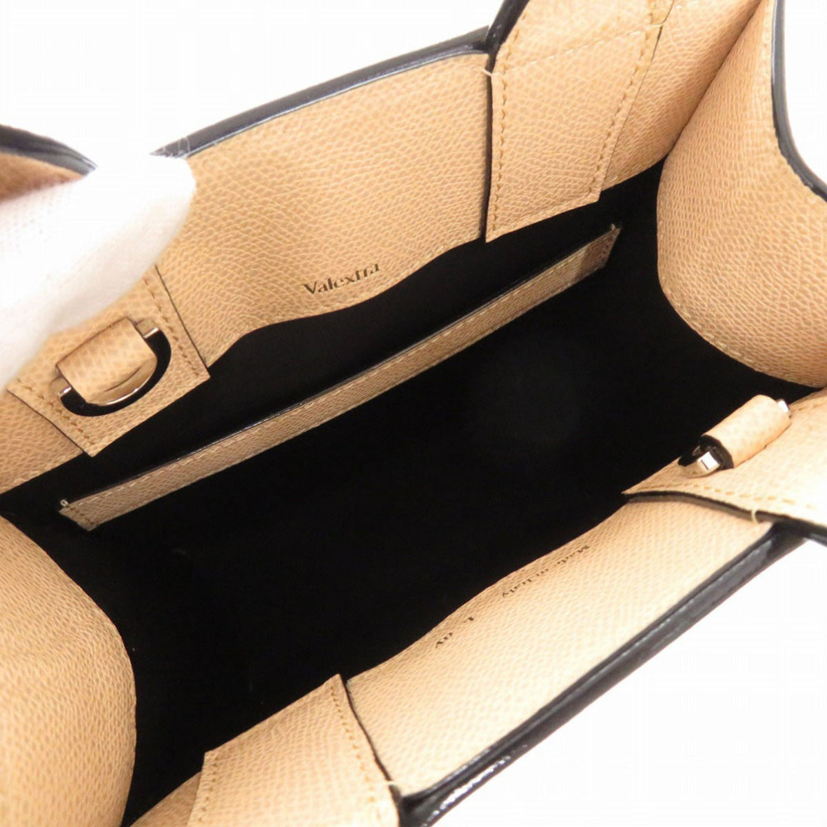 Valextra Beige Leather Shoulder Bag (Pre-Owned)