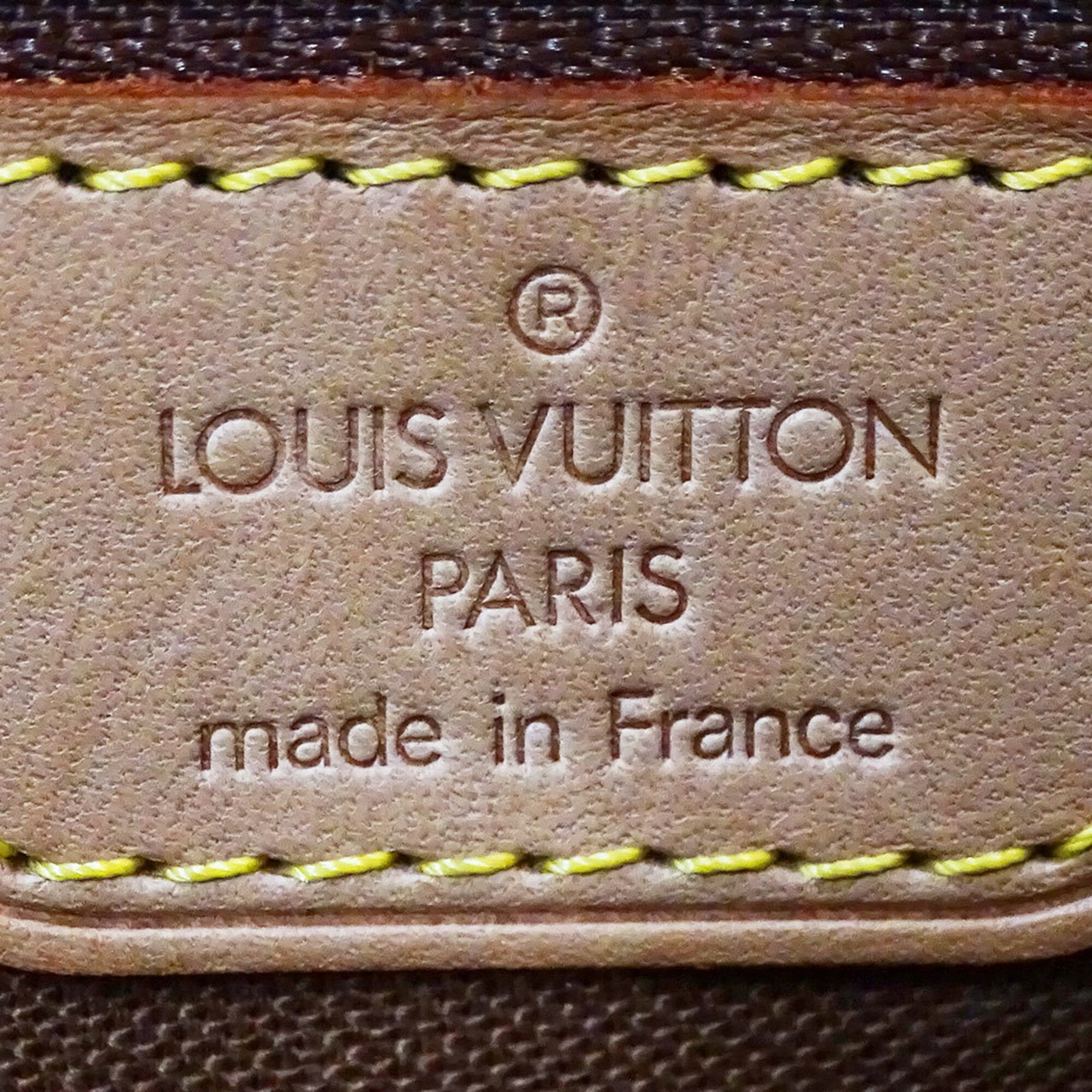 Louis Vuitton Brown Monogram Handbag Tote Bag (Pre-Owned)