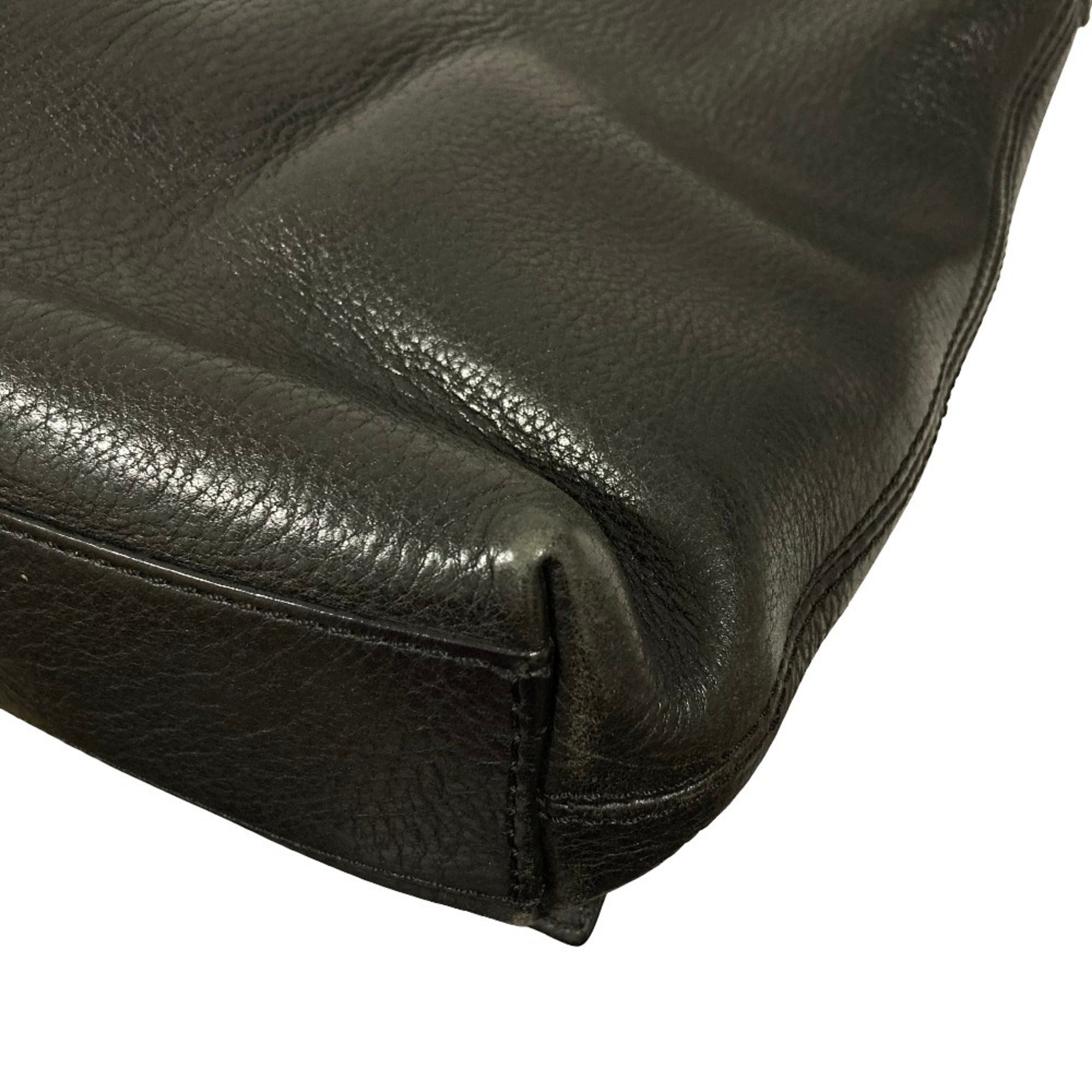 Celine Black Leather Shoulder Bag (Pre-Owned)