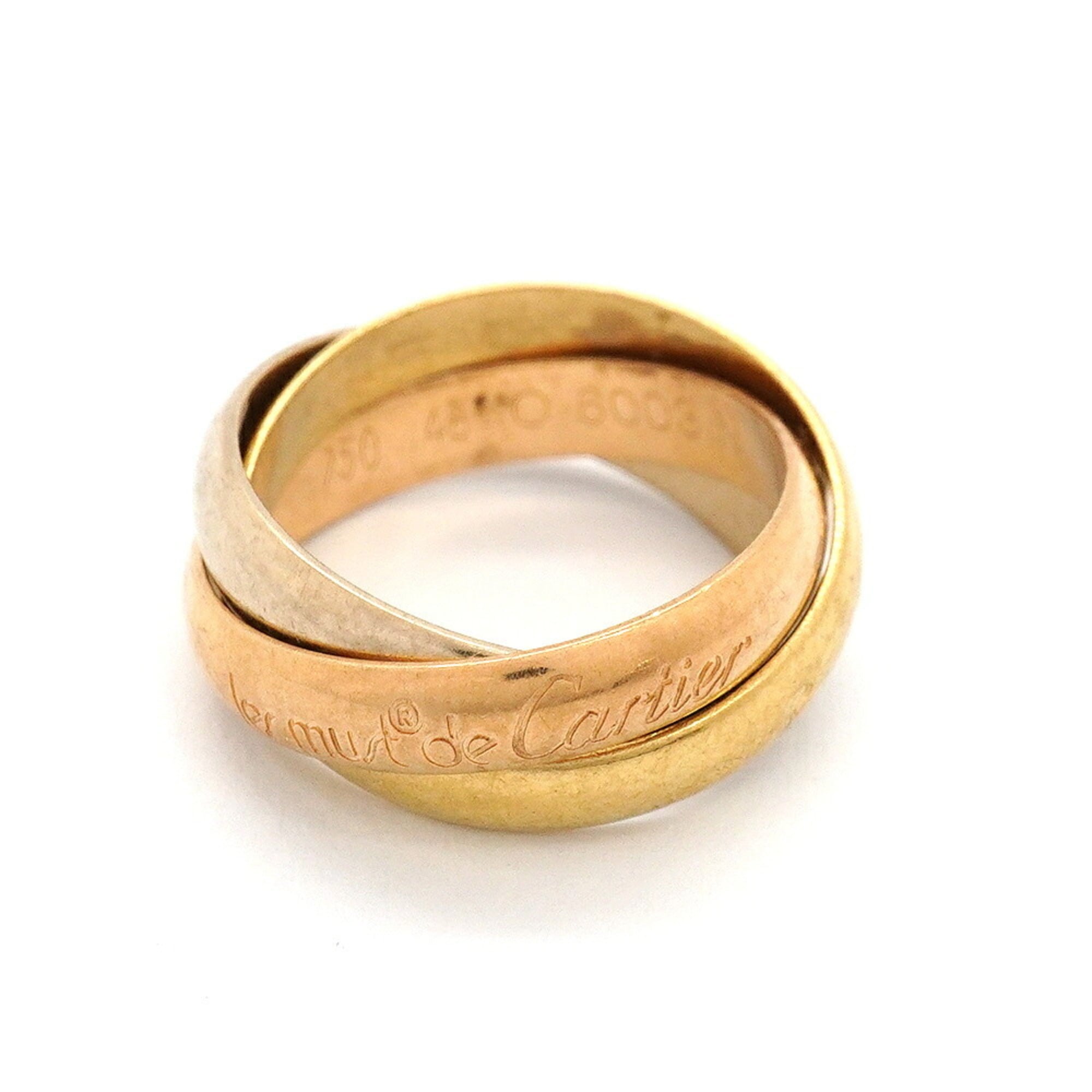 Cartier Yellow Gold (18K) Pink Gold (18K) White Gold (18K) Band Ring (Pre-Owned)