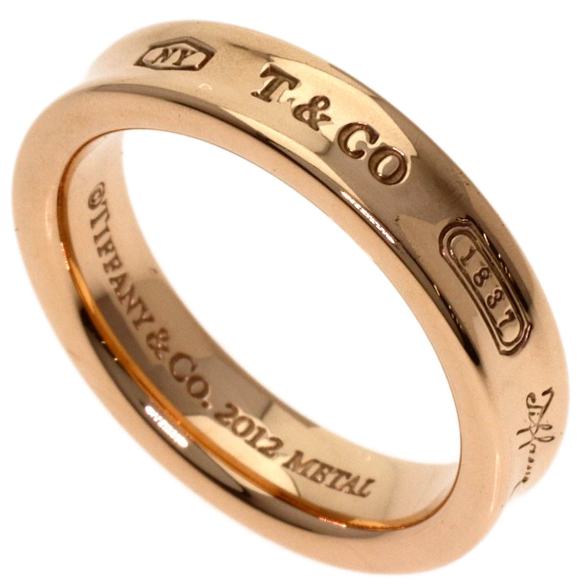Tiffany Metal Band Ring (Pre-Owned)