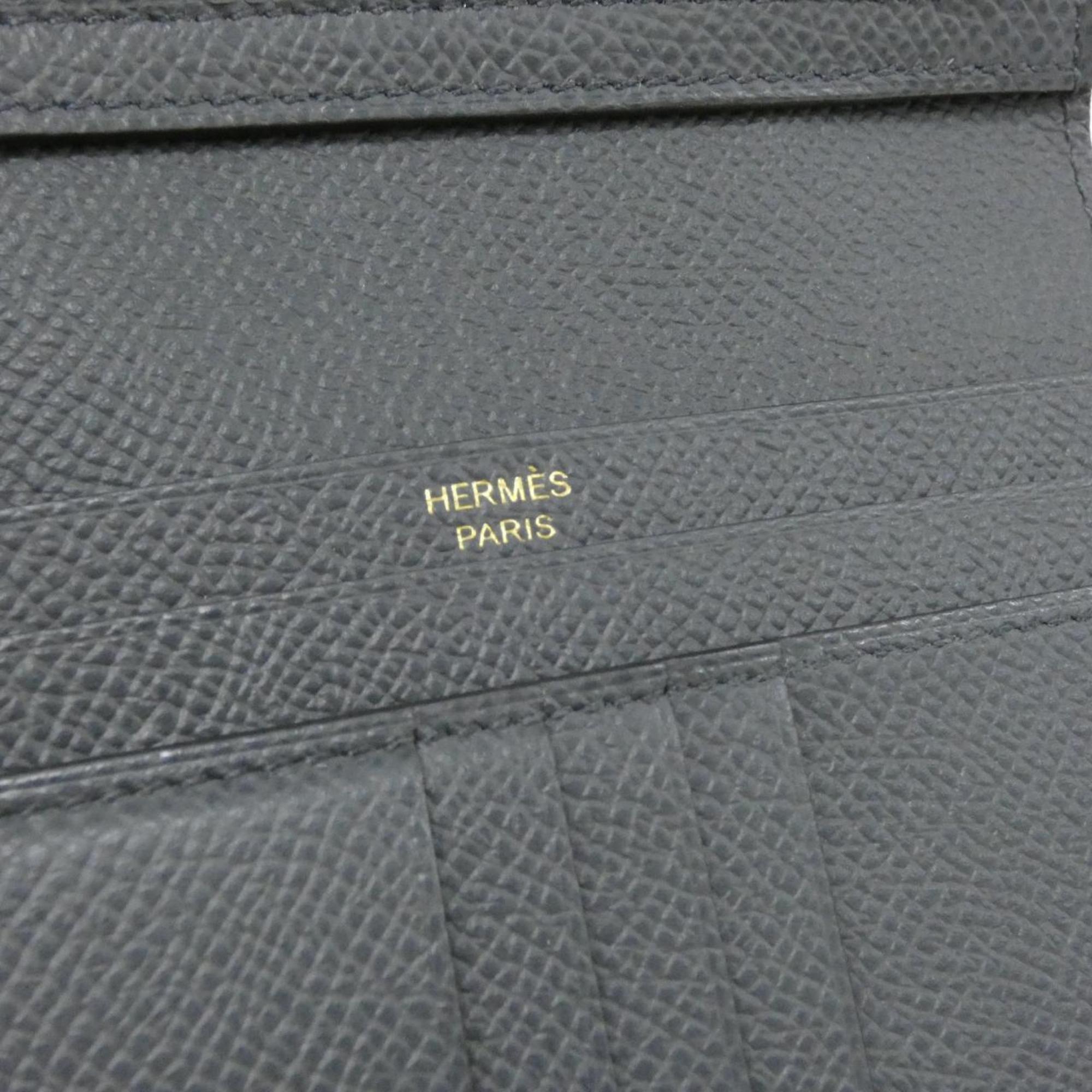 Hermes Vert Epsom Leather Middle Wallet (Tri-Fold) (Pre-Owned)