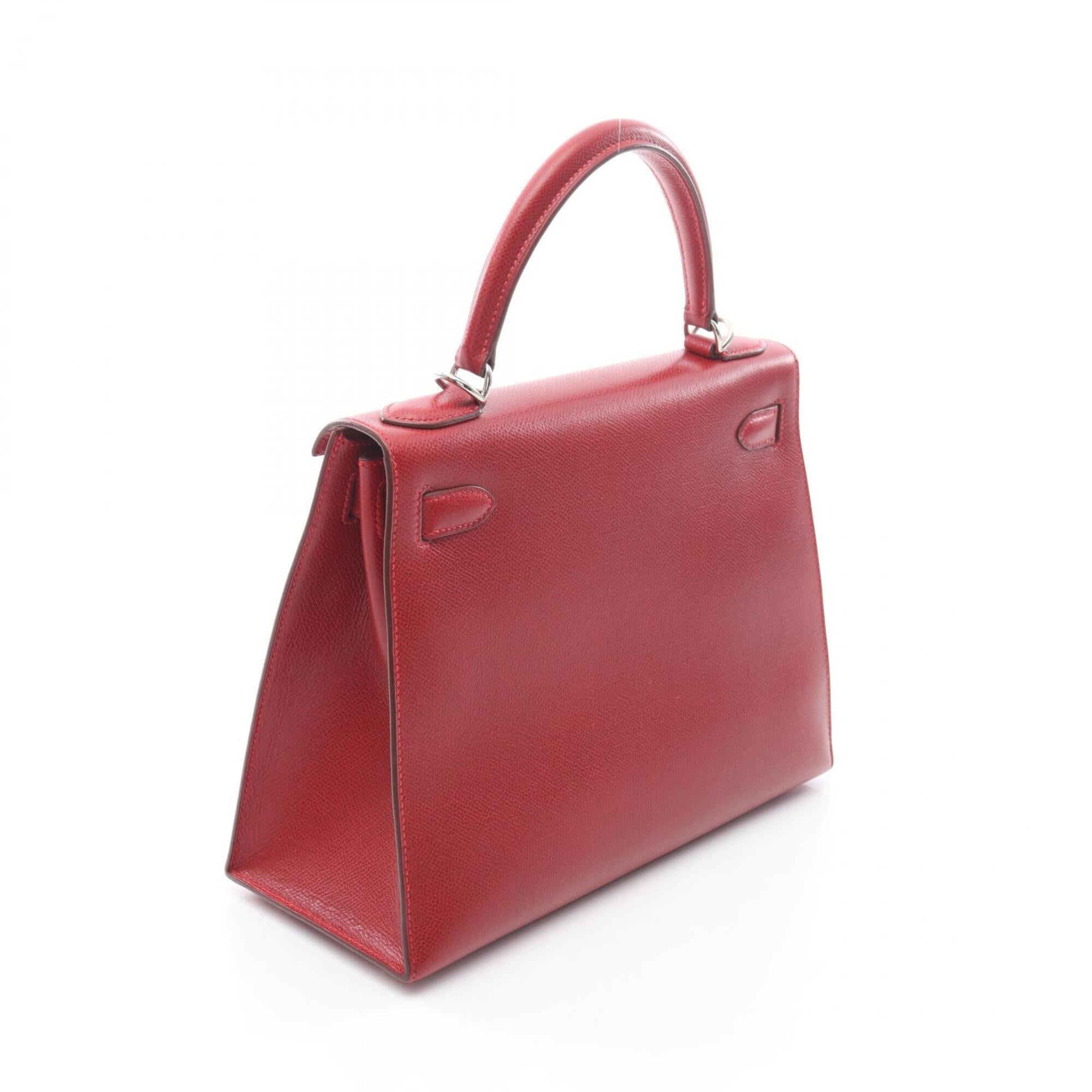 Hermes Red Color Epsom Leather Handbag (Pre-Owned)