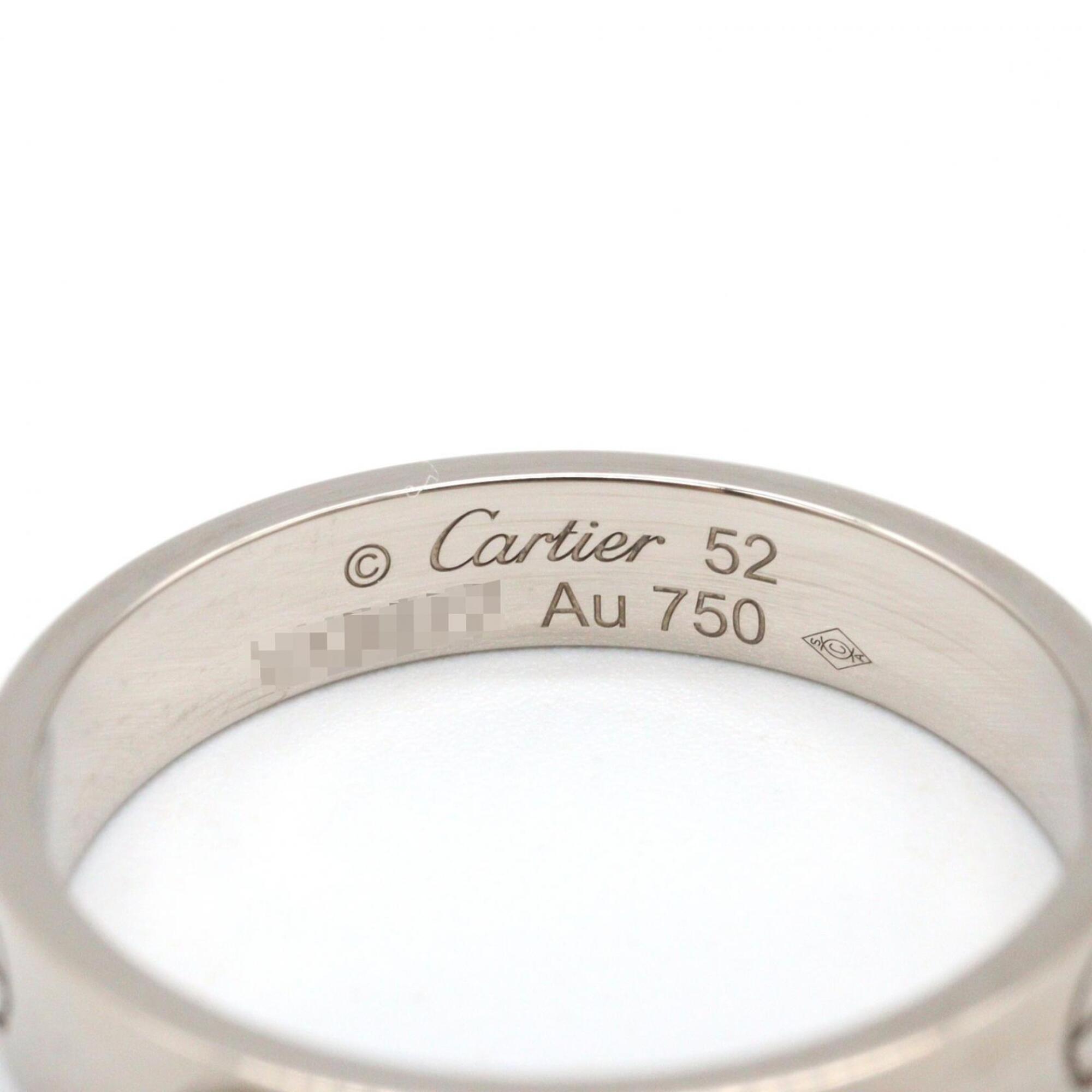Cartier Silver White Gold (18K) Band Ring (Pre-Owned)