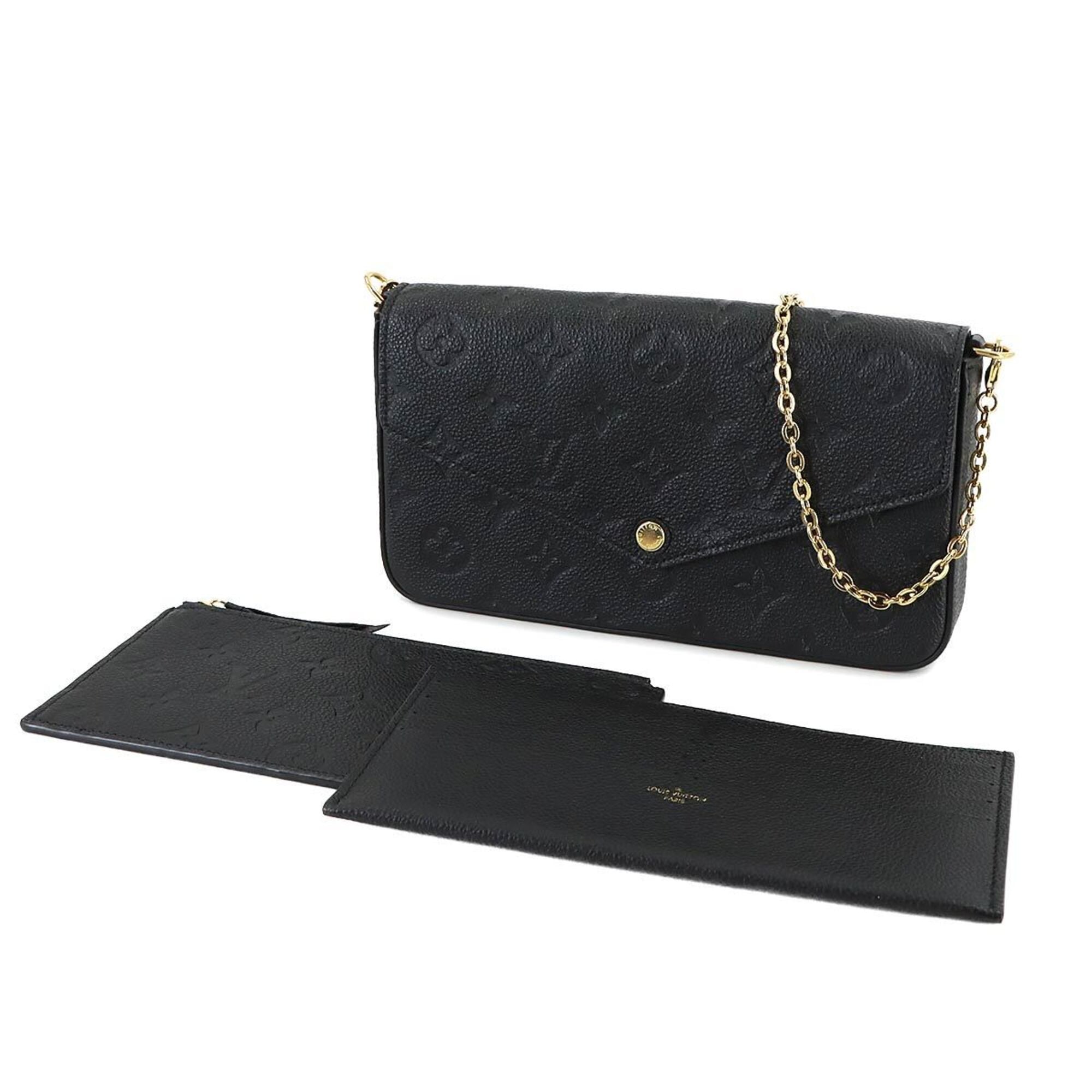 Louis Vuitton Noir Monogram Empreinte Pochette (Pre-Owned)