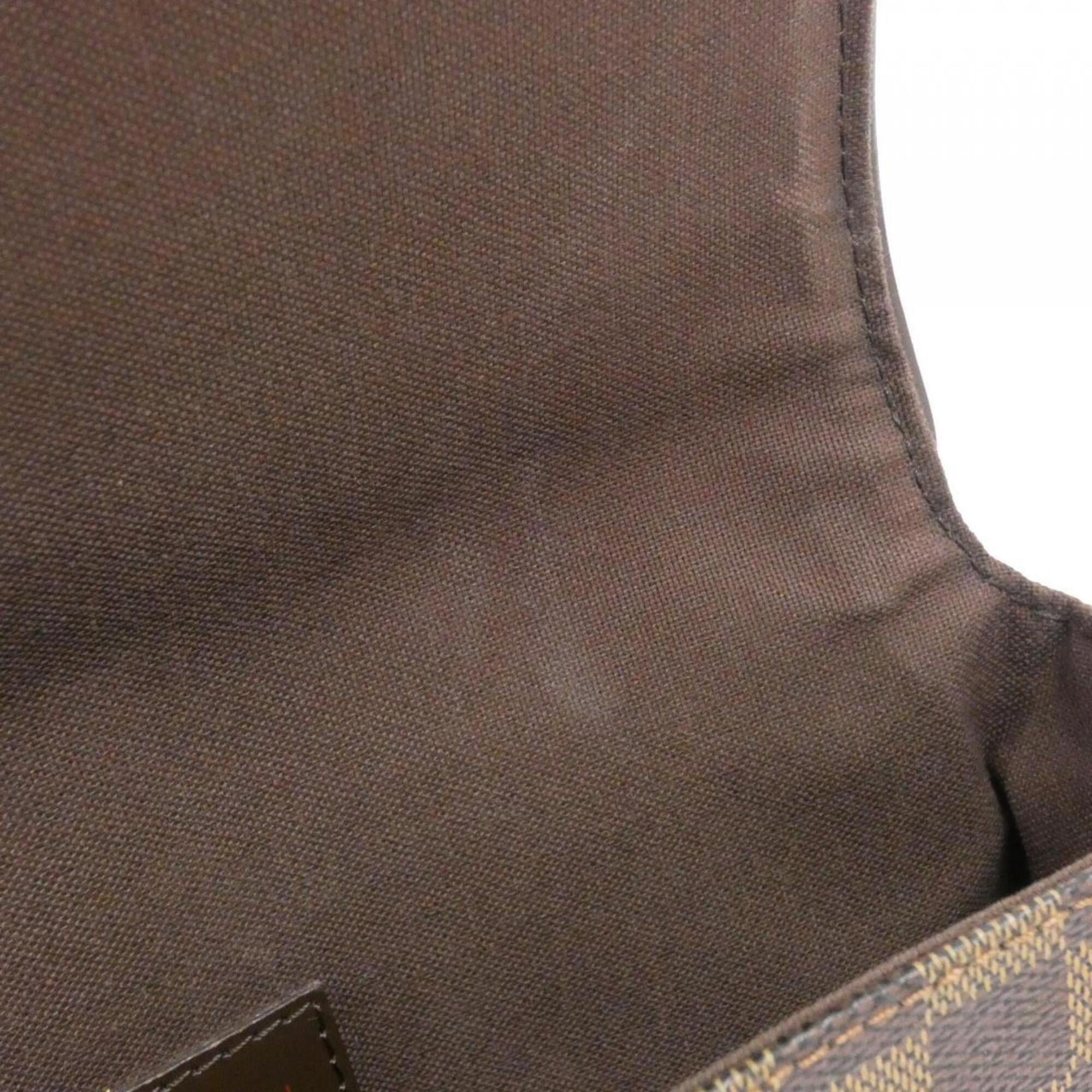 Louis Vuitton Ebene Coated Canvas Shoulder Bag (Pre-Owned)