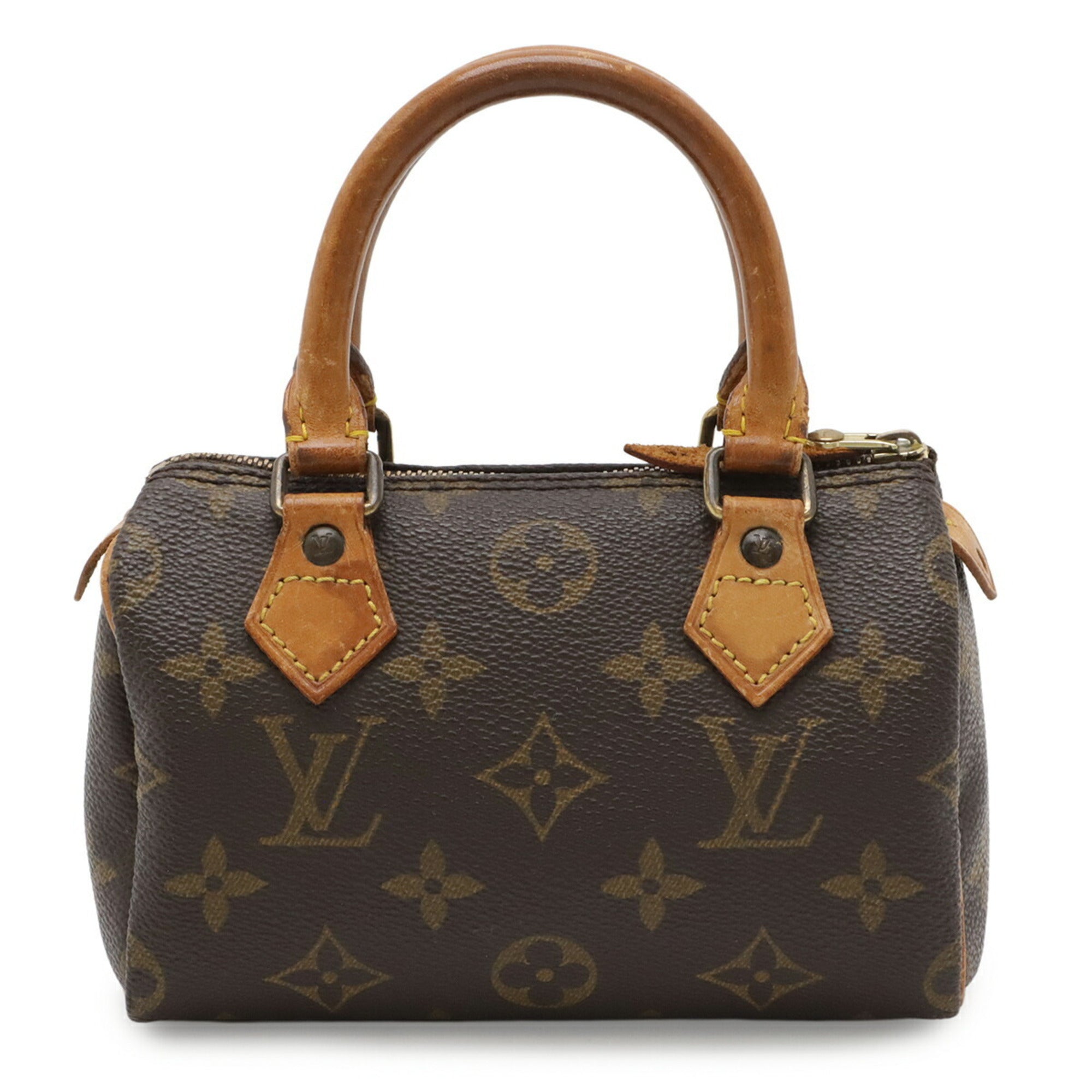 Louis Vuitton Brown Monogram Canvas Pvc Coated Canvas Handbag Pouch (Pre-Owned)