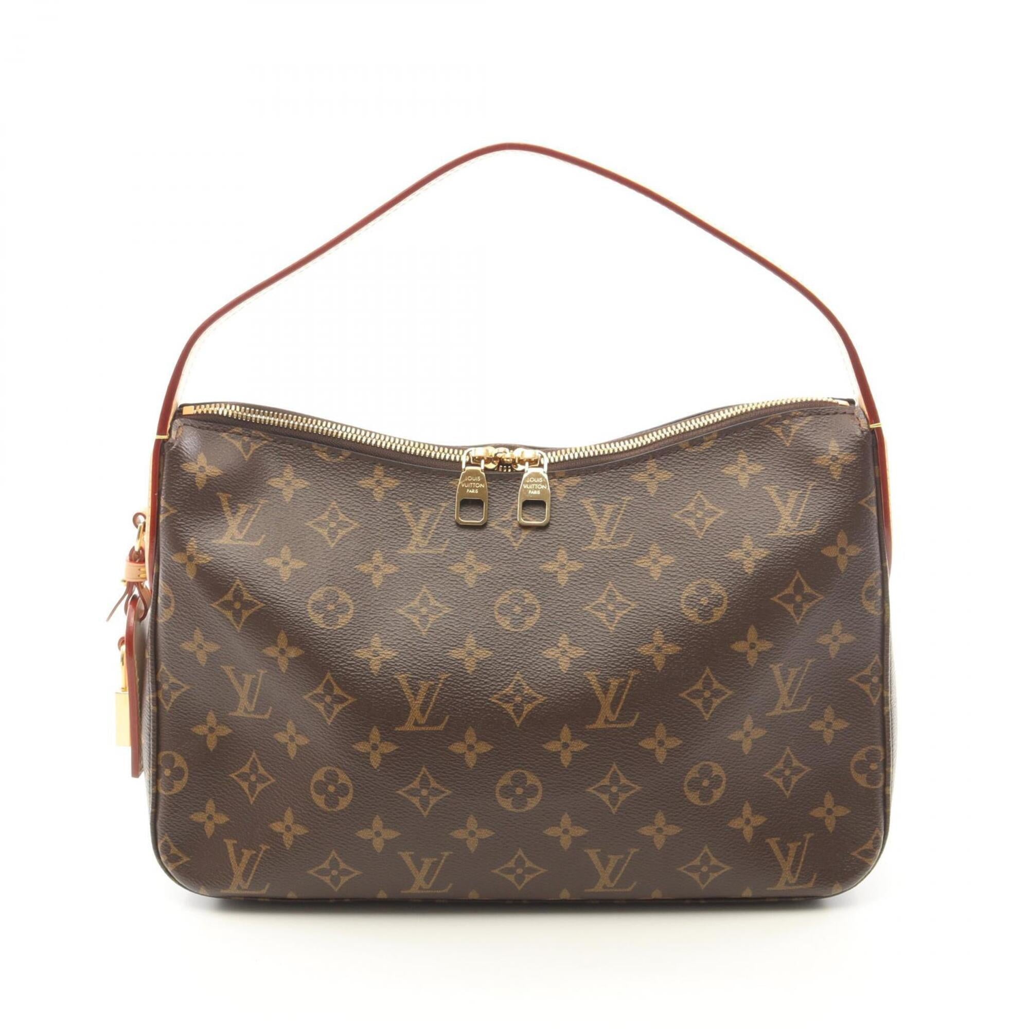 Louis Vuitton Brown Monogram Monogram Leather Handbag Shoulder Bag (Pre-Owned)