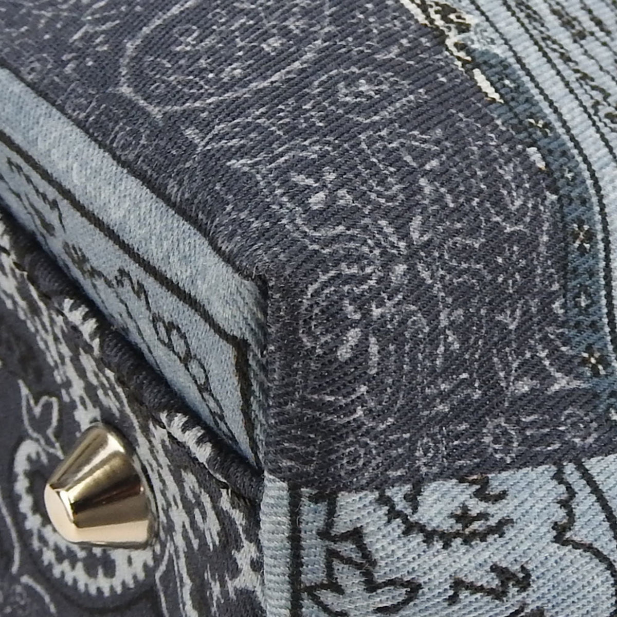 Etro Blue Cotton Tote Bag (Pre-Owned)