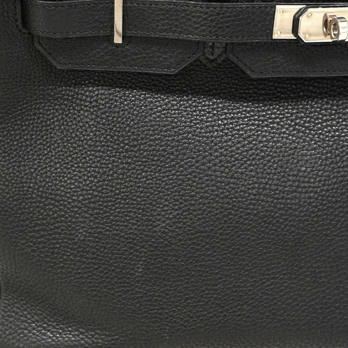 Hermes Black Togo Leather Handbag (Pre-Owned)