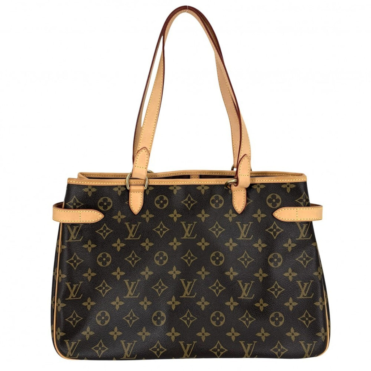 Louis Vuitton Brown Monogram Canvas Handbag Tote Bag (Pre-Owned)