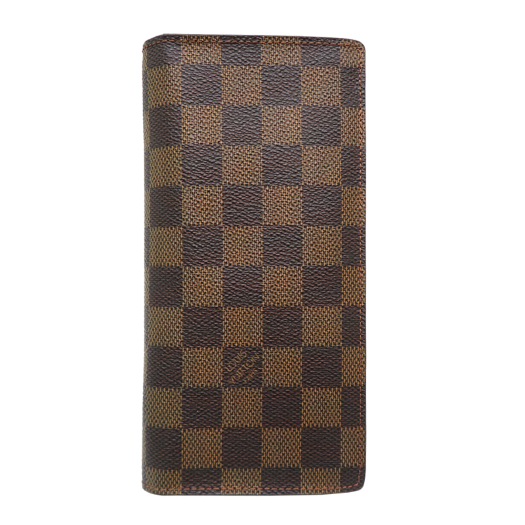 Louis Vuitton Brown Damier Canvas Long Wallet (Bi-Fold) (Pre-Owned)