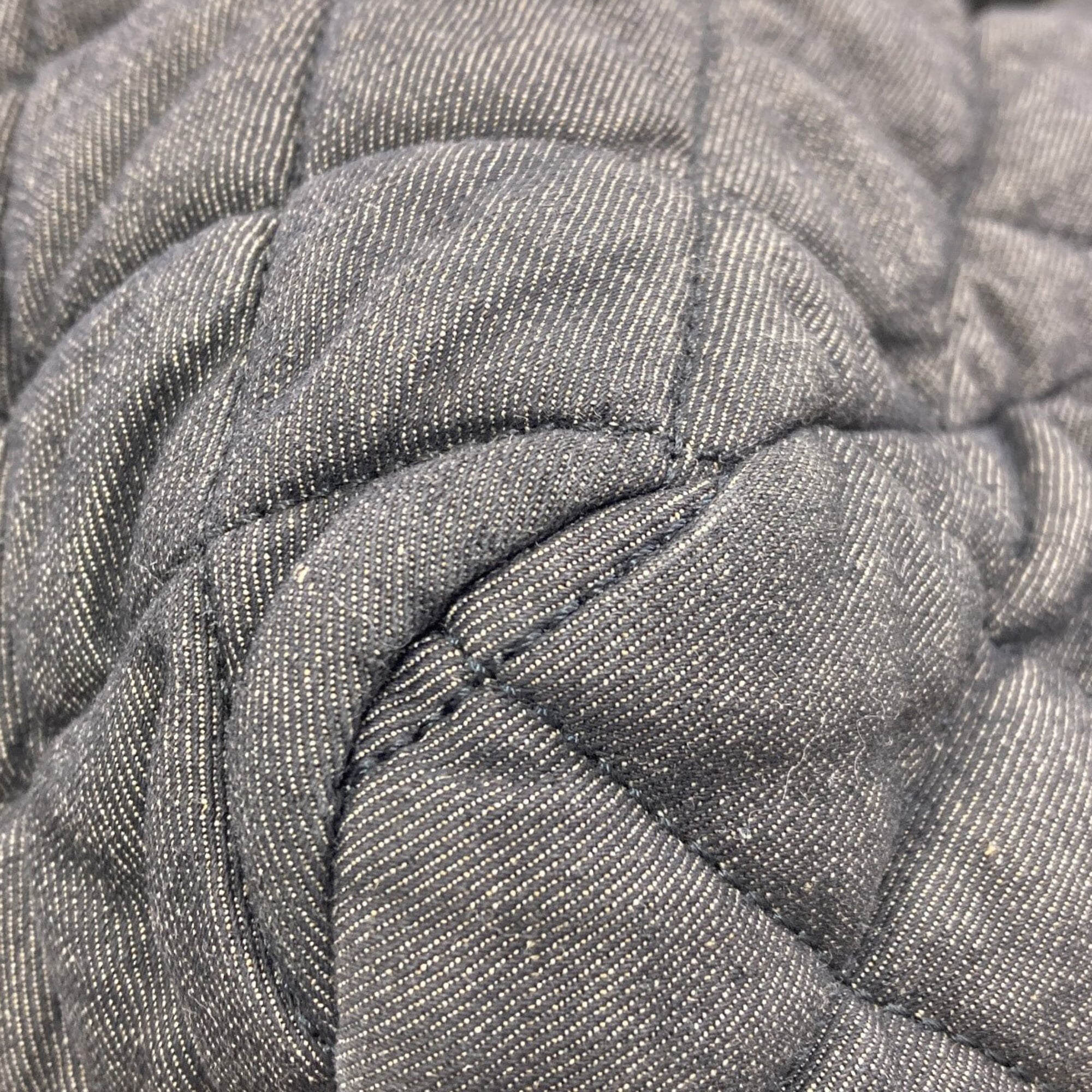 Chanel Denim Gray Denim Tote Bag (Pre-Owned)