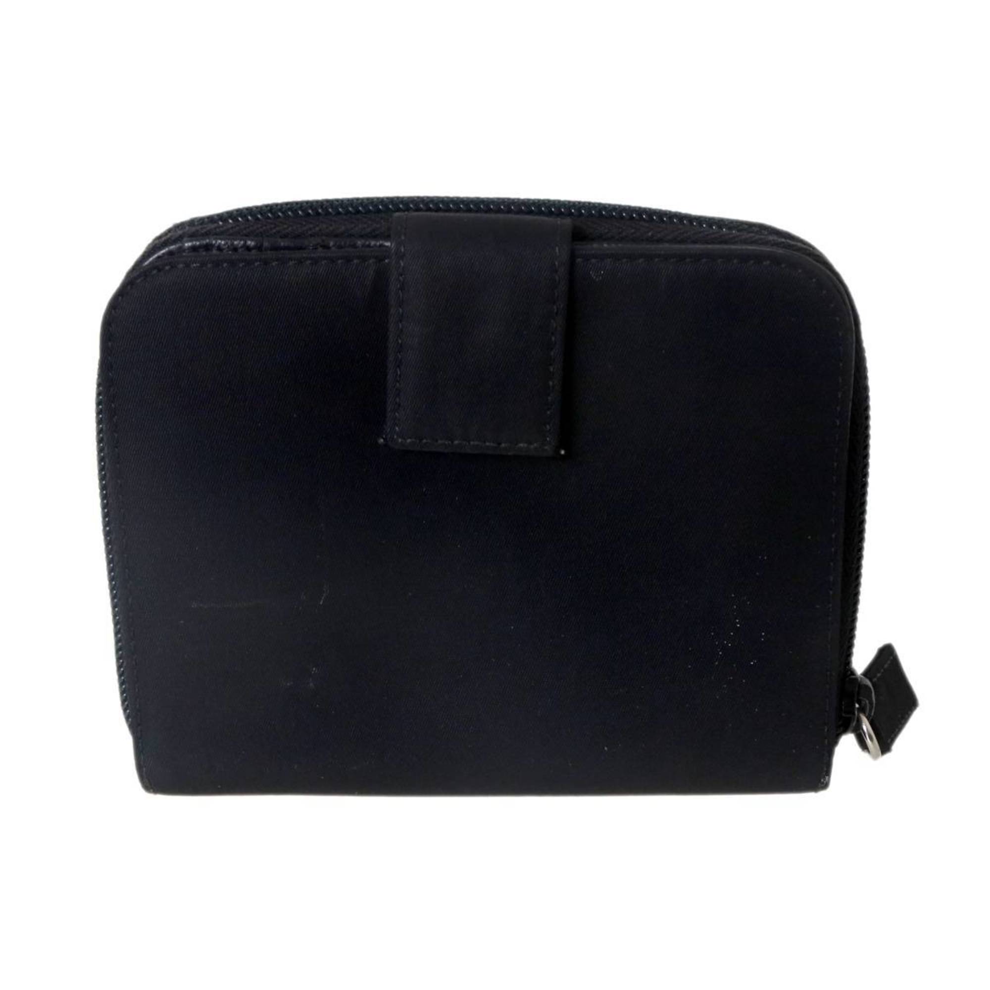 Prada Black Nylon Wallet (Bi-Fold) (Pre-Owned)