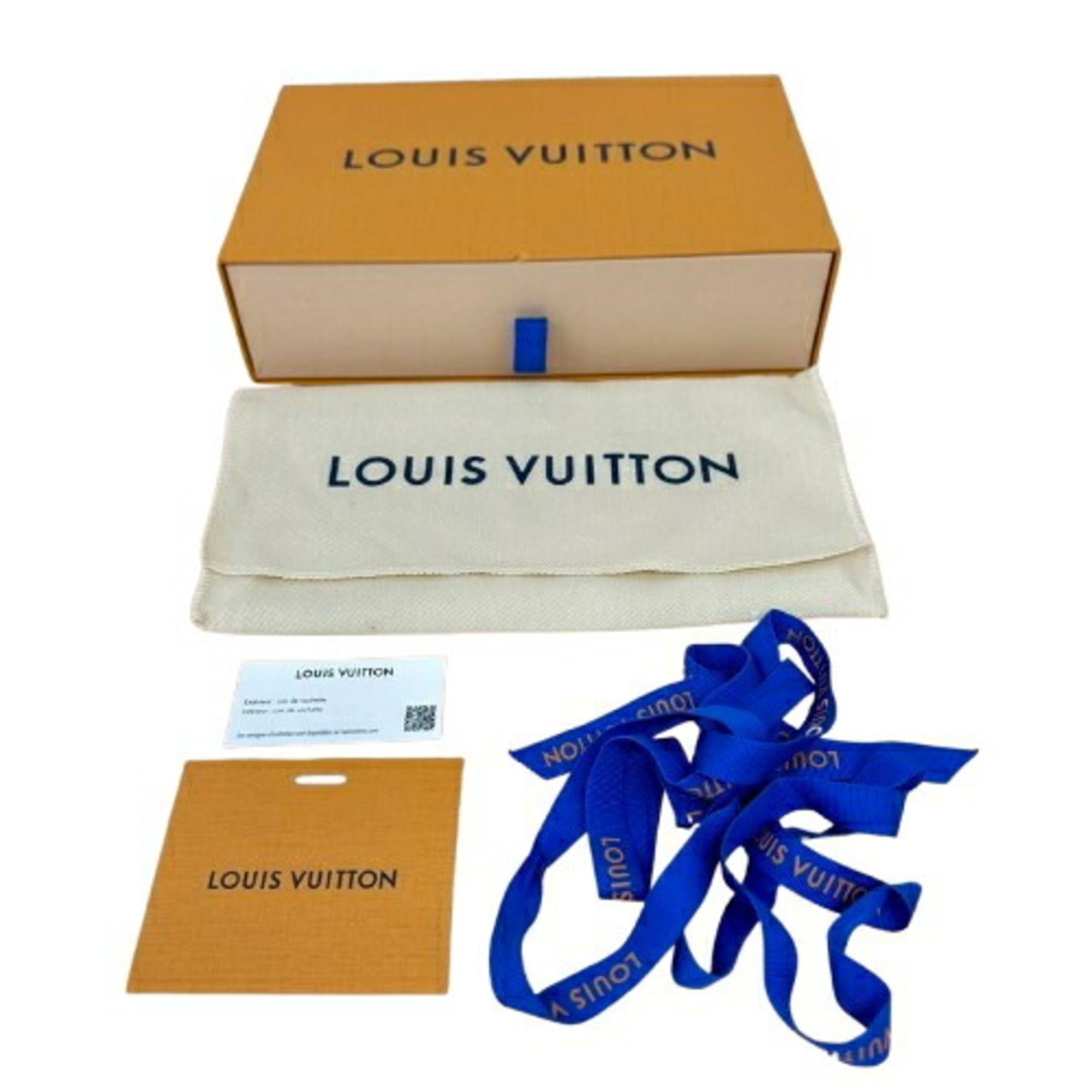 Louis Vuitton Monogram Empreinte Beige Black Leather Long Wallet (Bi-Fold) (Pre-Owned)