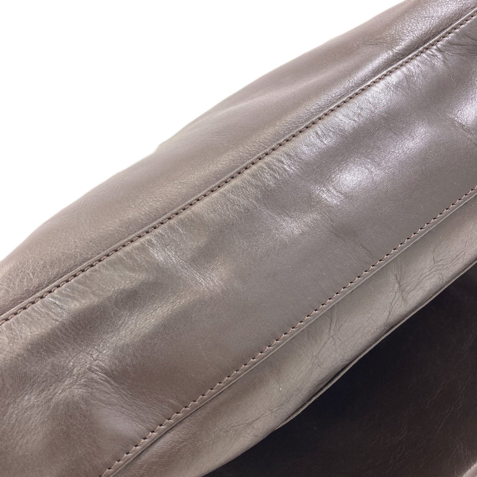 Bally Brown Leather Shoulder Bag (Pre-Owned)