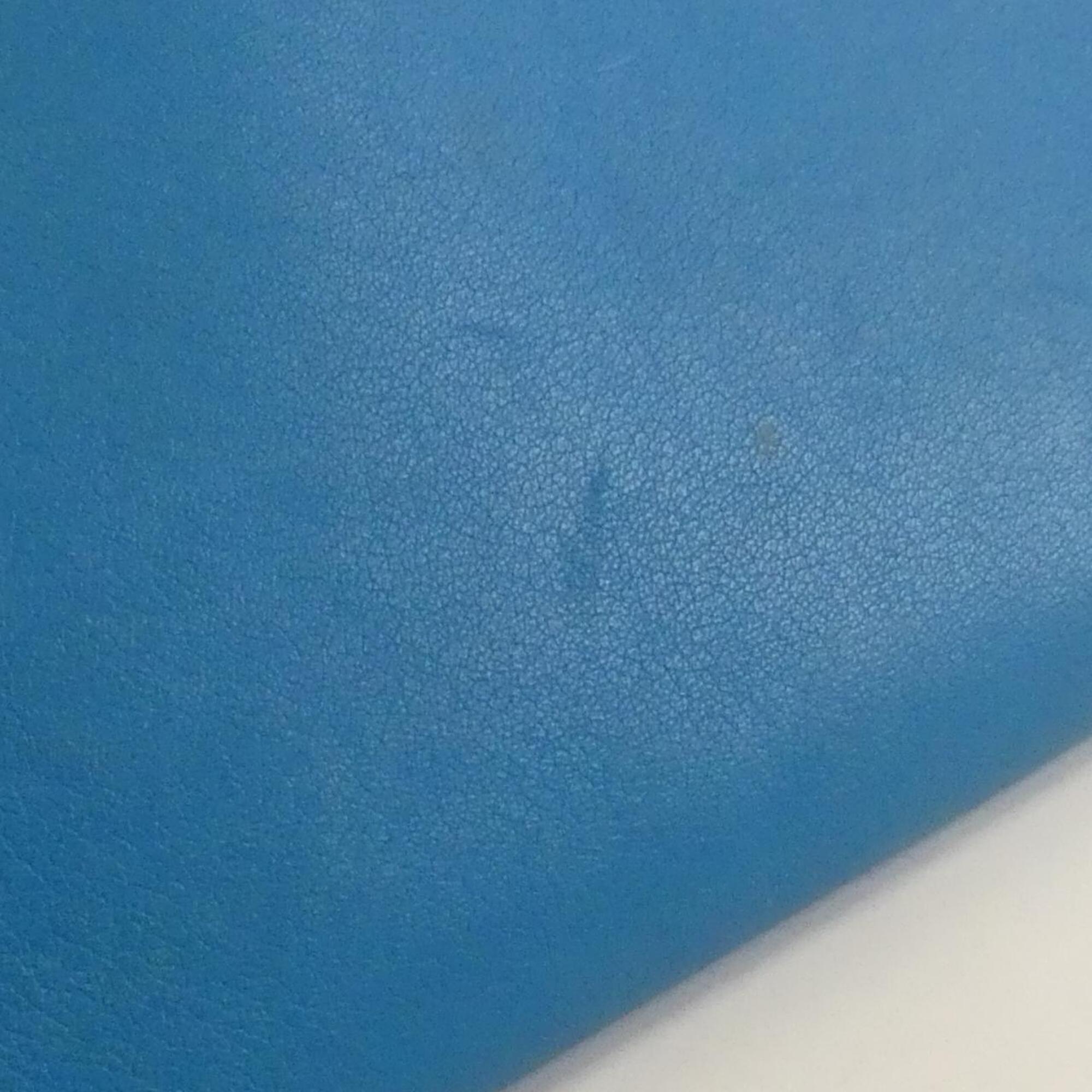 Hermes Blue Swift Leather Long Wallet (Bi-Fold) (Pre-Owned)