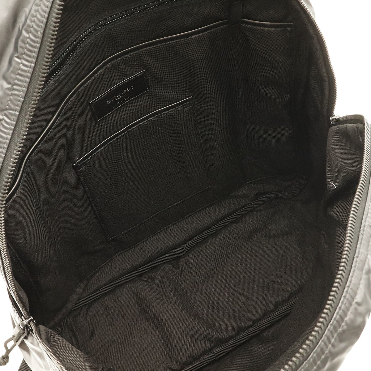 Yves Saint Laurent Black Nylon Backpack (Pre-Owned)