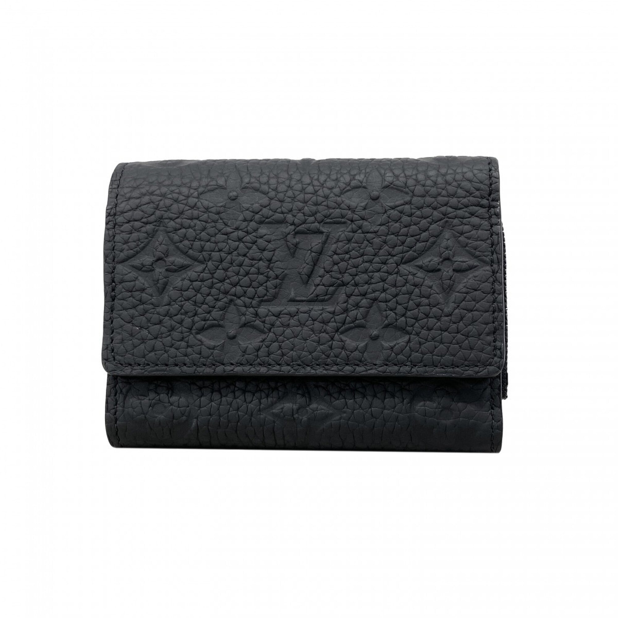 Louis Vuitton Noir Wallet (Tri-Fold) (Pre-Owned)