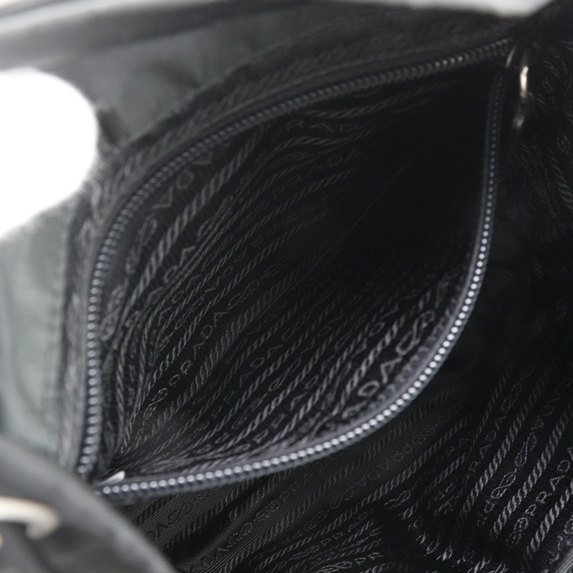 Prada Black Nero Nylon Backpack (Pre-Owned)