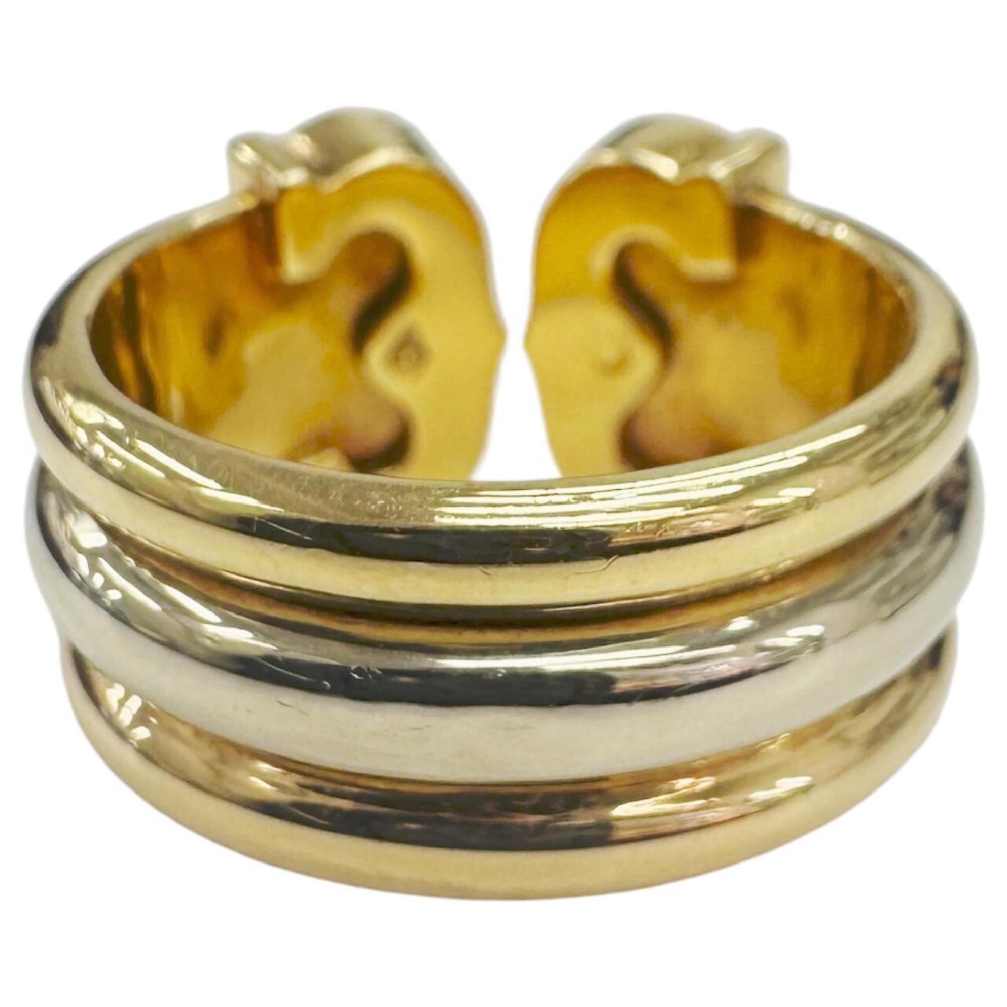 Cartier Pink Gold White Gold Yellow Gold Yellow Gold (18K) Pink Gold (18K) White Gold (18K) Band Ring (Pre-Owned)