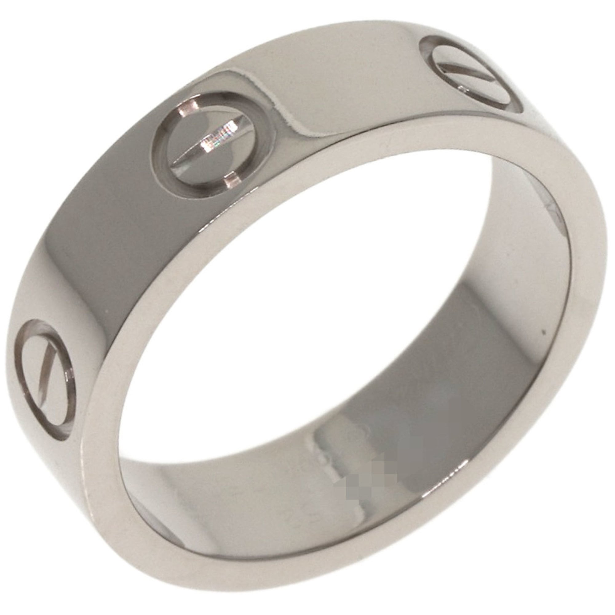 Cartier Love White Gold (18K) Band Ring (Pre-Owned)