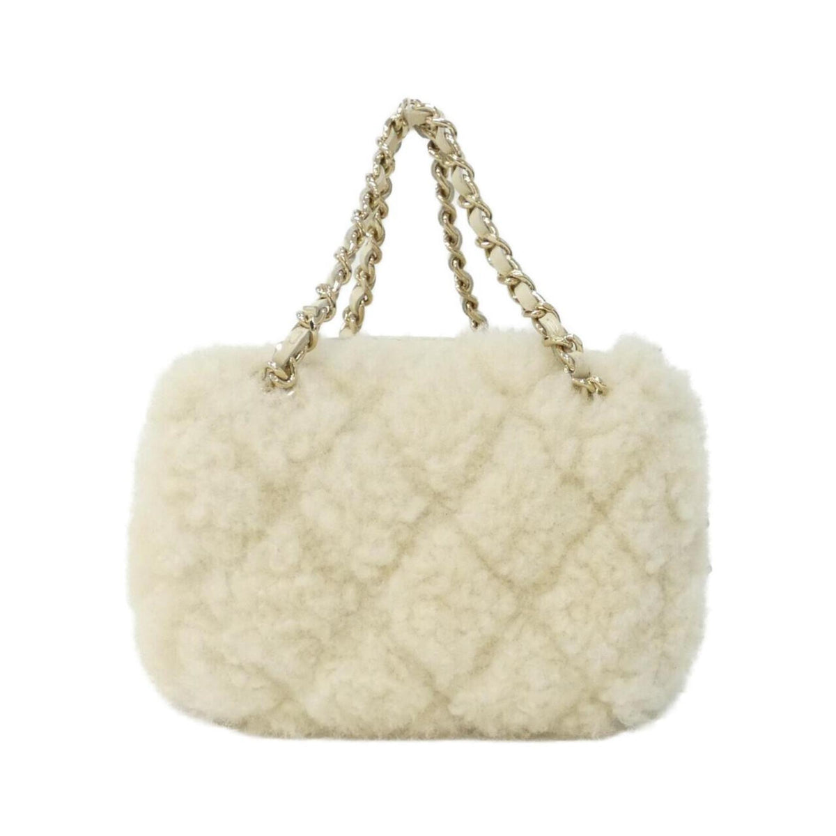 Chanel Ivory Handbag Shoulder Bag (Pre-Owned)