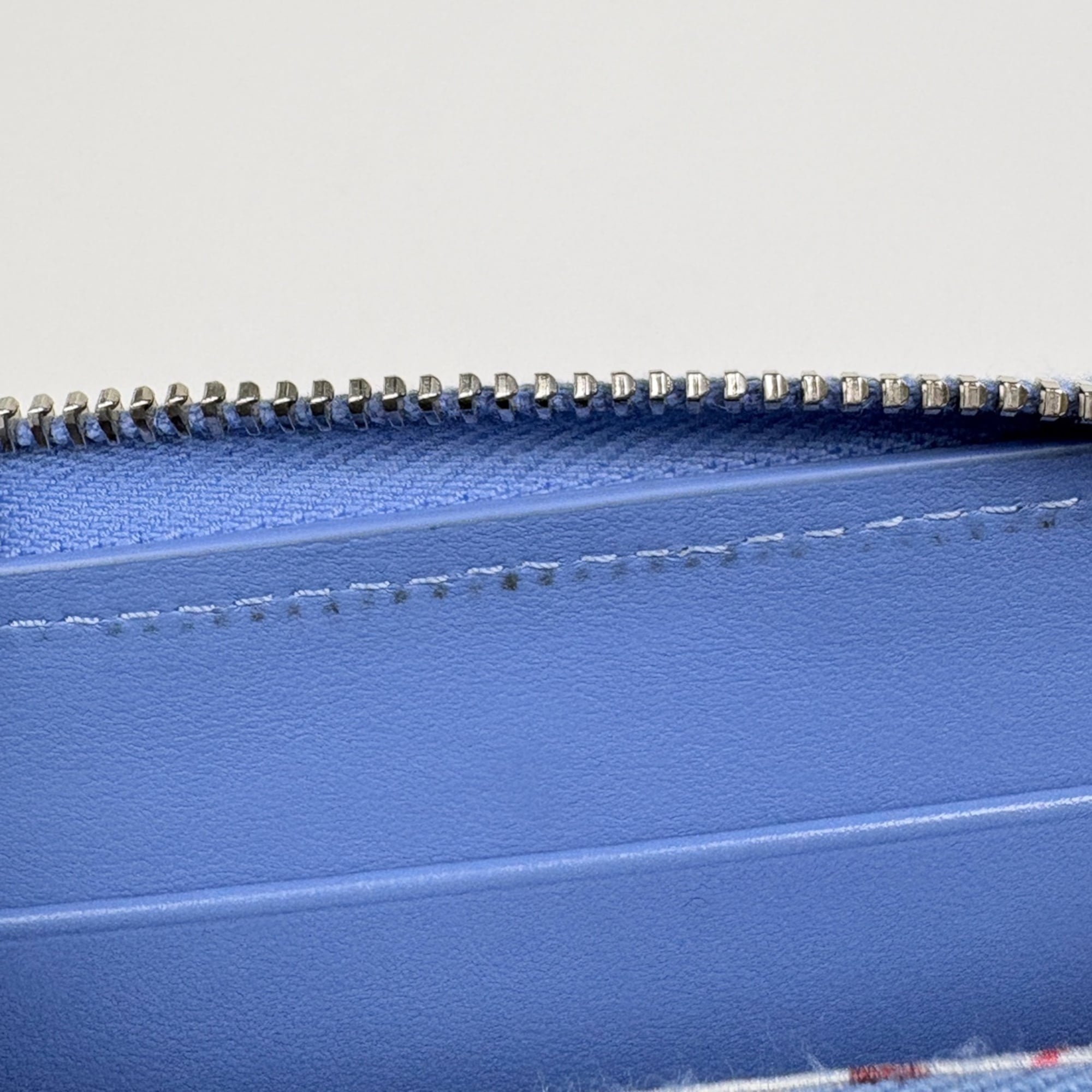 Chanel Blue Leather Coin Purse/Coin Case (Pre-Owned)