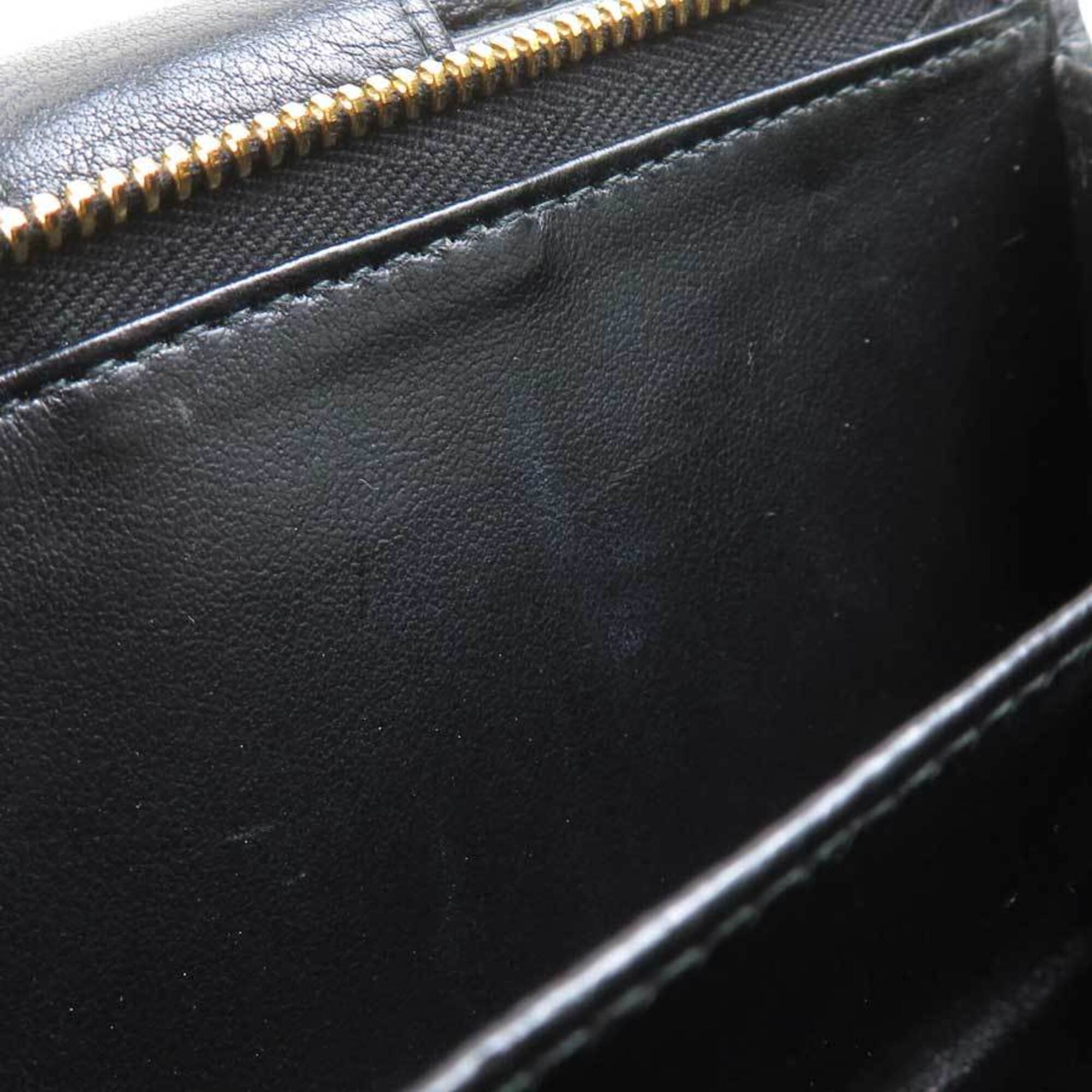 Prada Black Leather Wallet (Bi-Fold) (Pre-Owned)